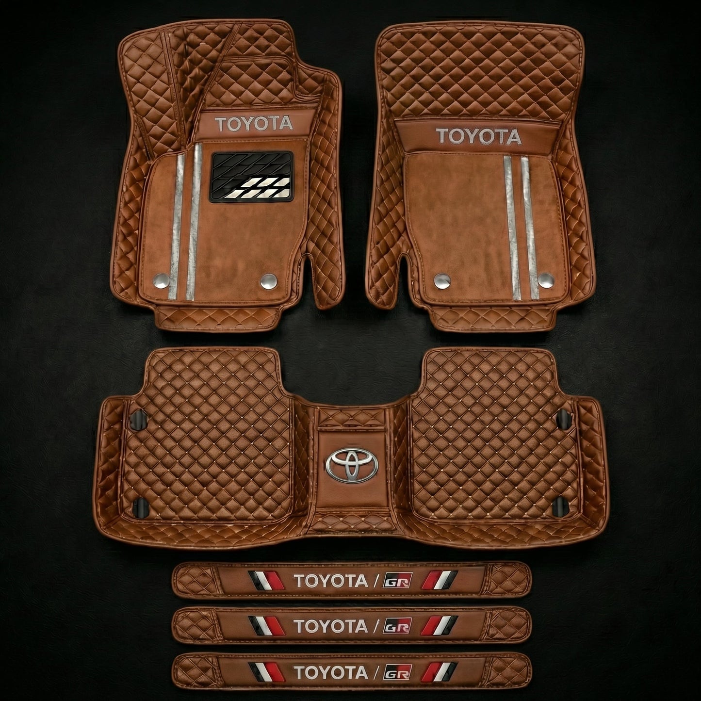 Prémiová sada autokoberců s koženým vzhledem – čistota a elegance každý den