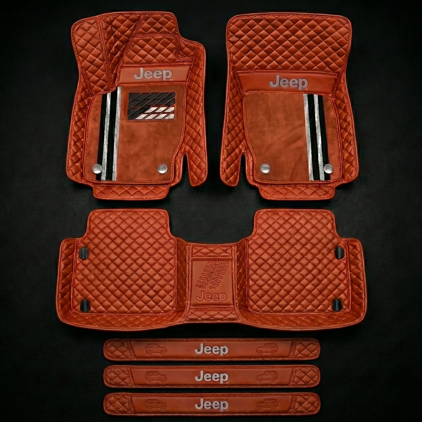 Prémiová sada autokoberců s koženým vzhledem – čistota a elegance každý den