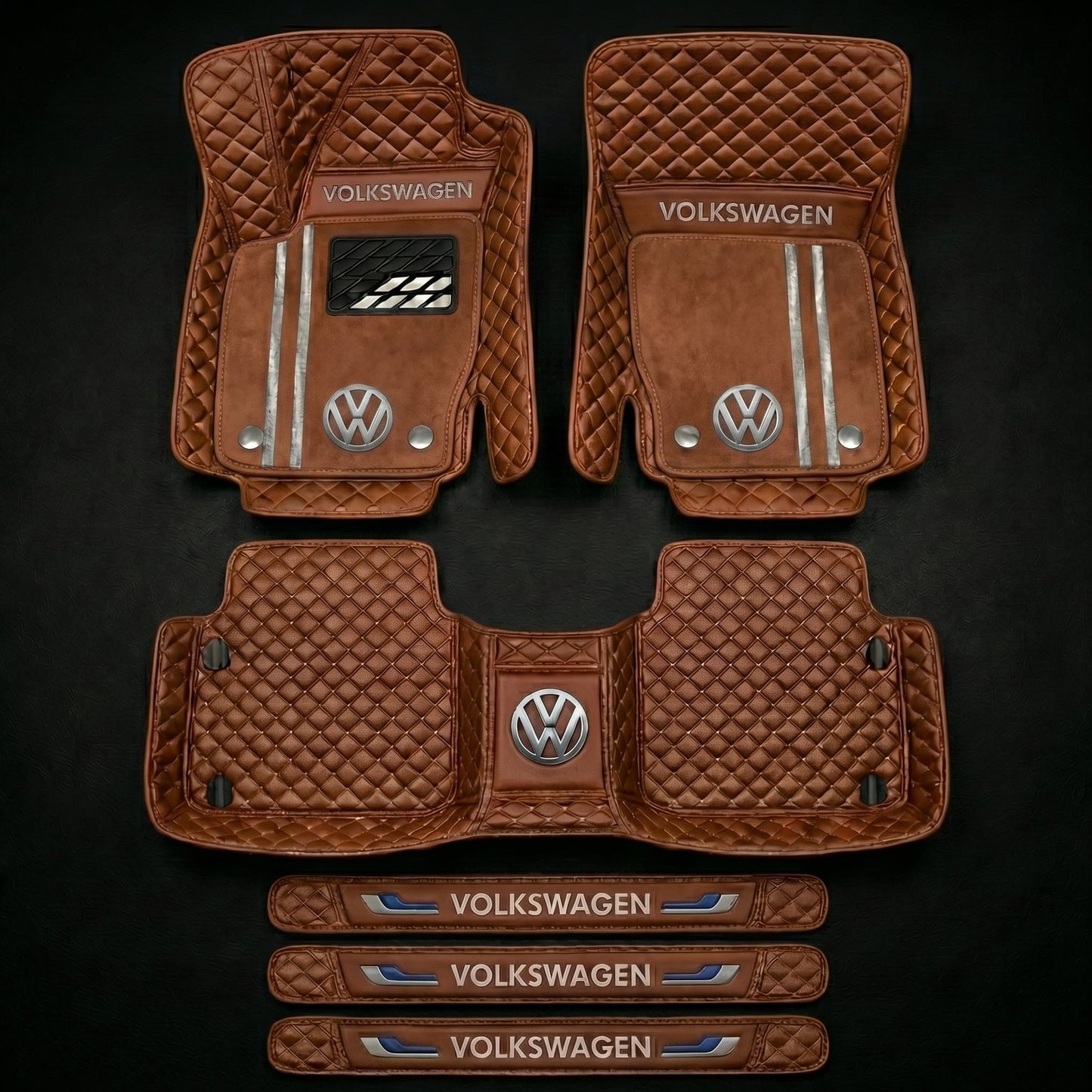 Prémiová sada autokoberců s koženým vzhledem – čistota a elegance každý den