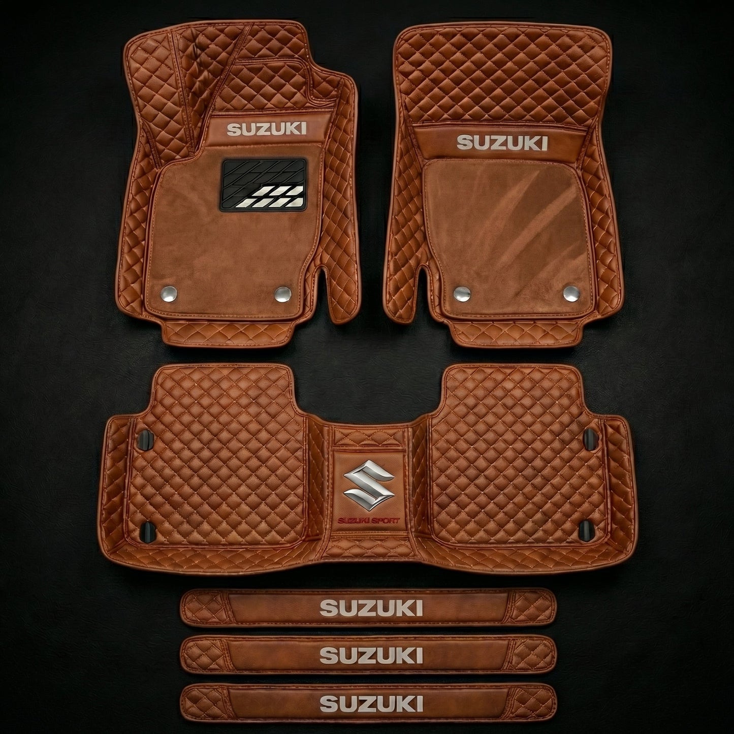 Prémiová sada autokoberců s koženým vzhledem – čistota a elegance každý den