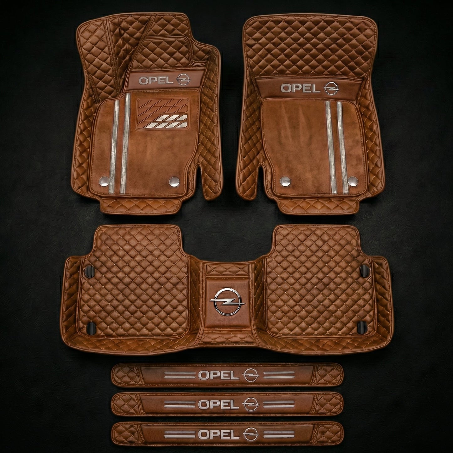 Prémiová sada autokoberců s koženým vzhledem – čistota a elegance každý den