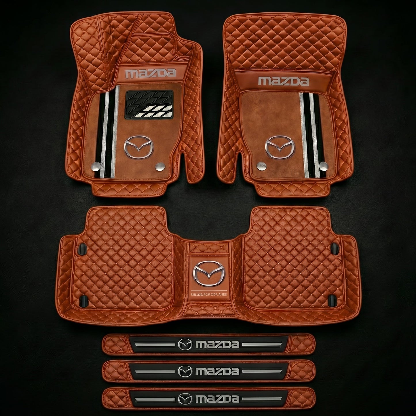 Prémiová sada autokoberců s koženým vzhledem – čistota a elegance každý den