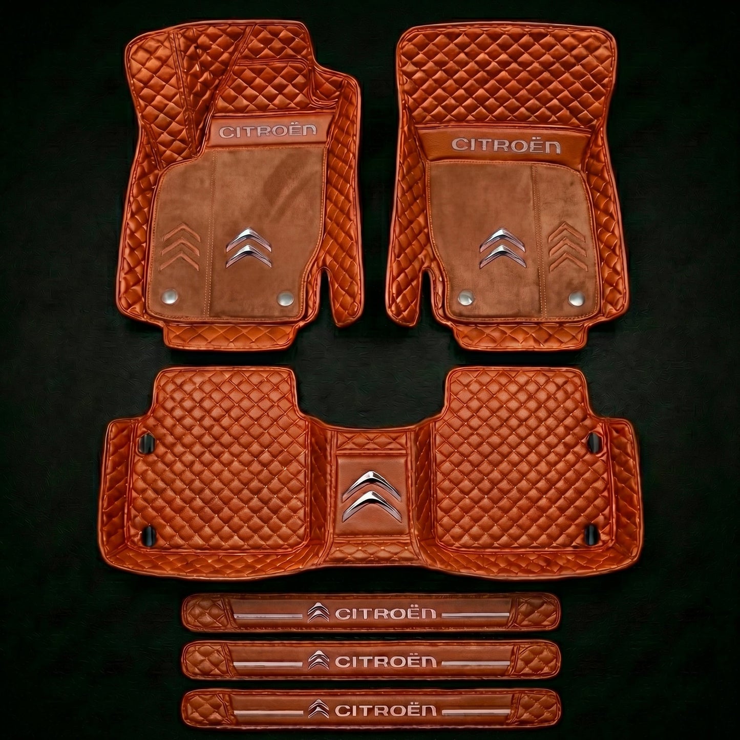 Prémiová sada autokoberců s koženým vzhledem – čistota a elegance každý den