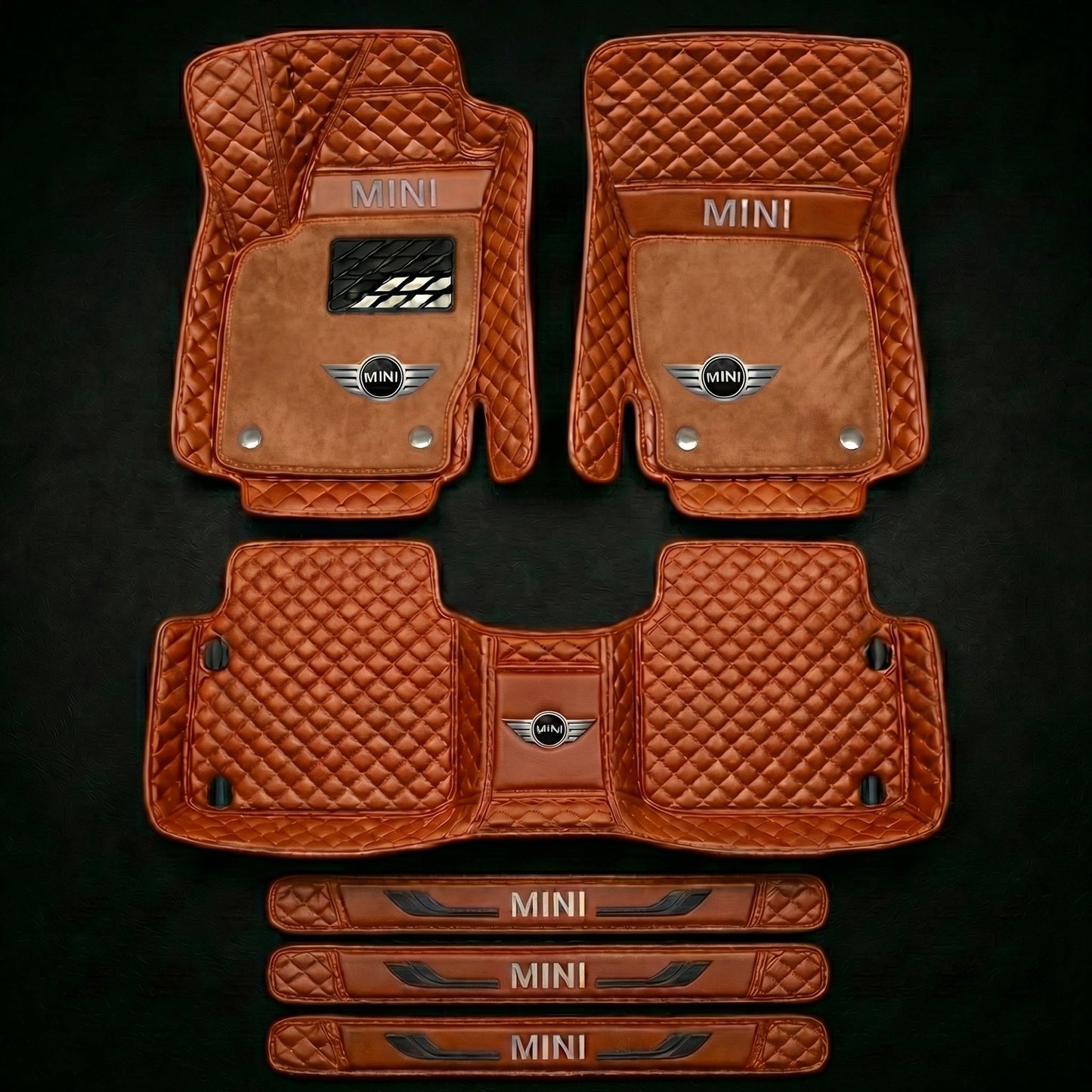 Prémiová sada autokoberců s koženým vzhledem – čistota a elegance každý den