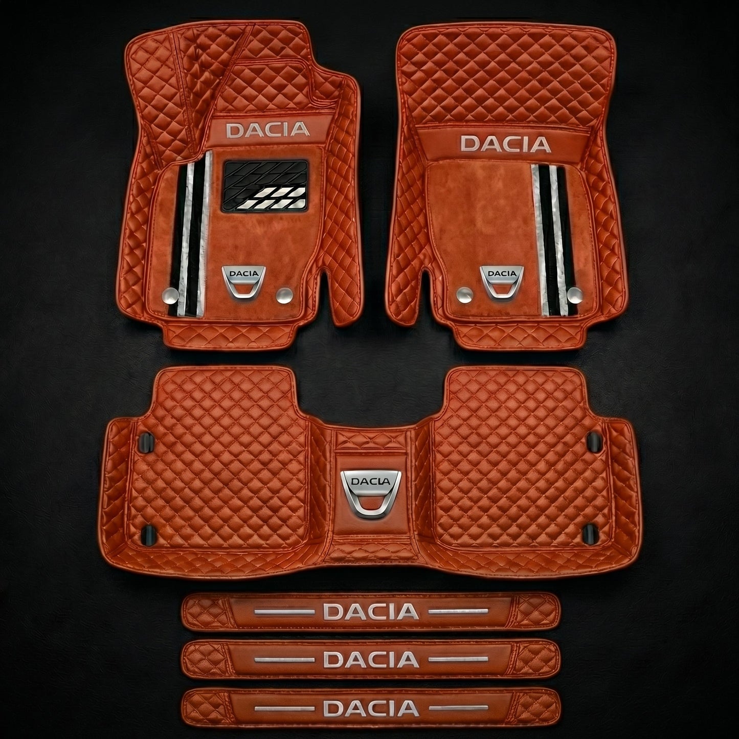 Prémiová sada autokoberců s koženým vzhledem – čistota a elegance každý den