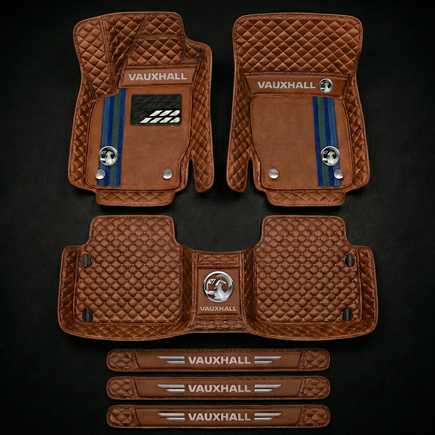 Prémiová sada autokoberců s koženým vzhledem – čistota a elegance každý den