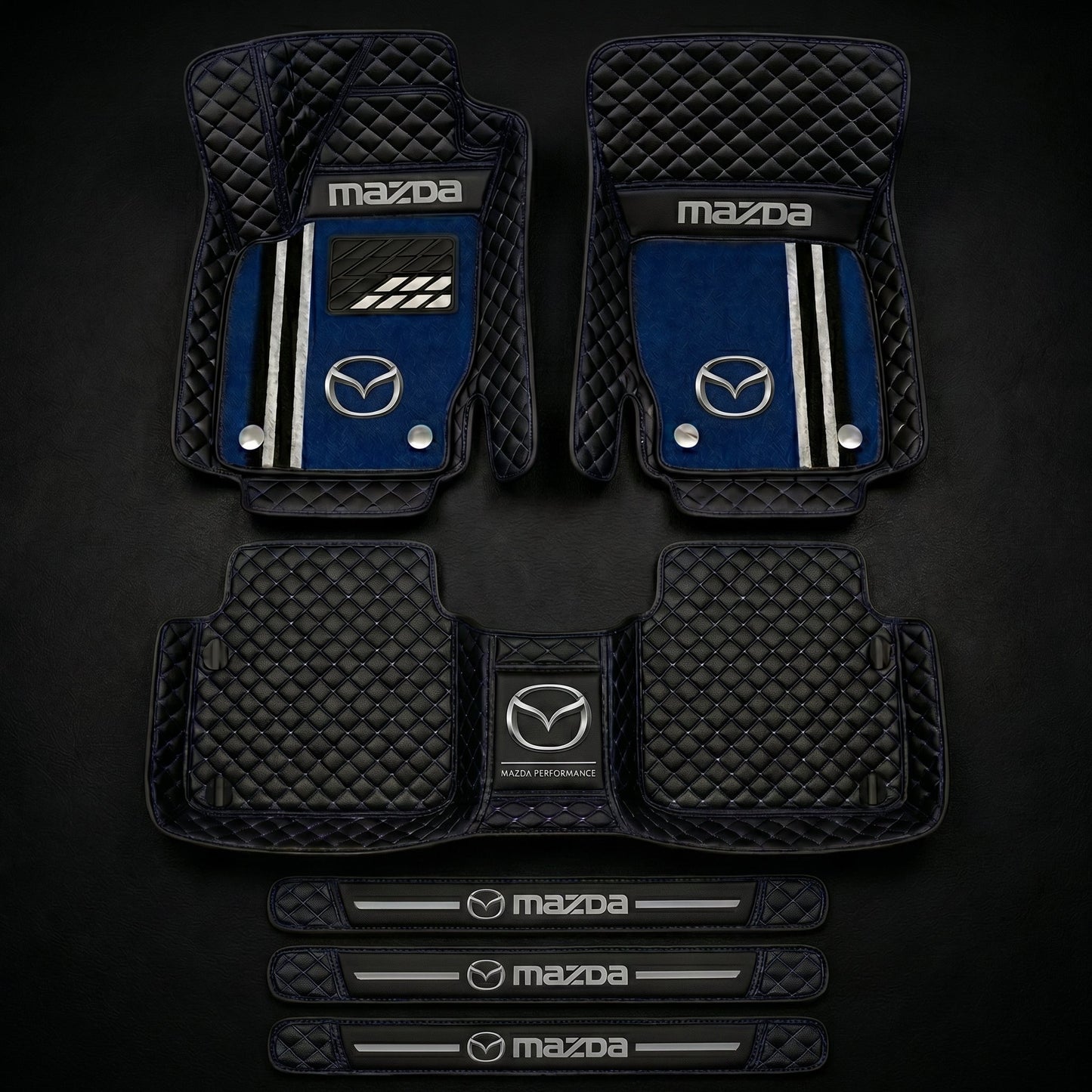 Prémiová sada autokoberců s koženým vzhledem – čistota a elegance každý den