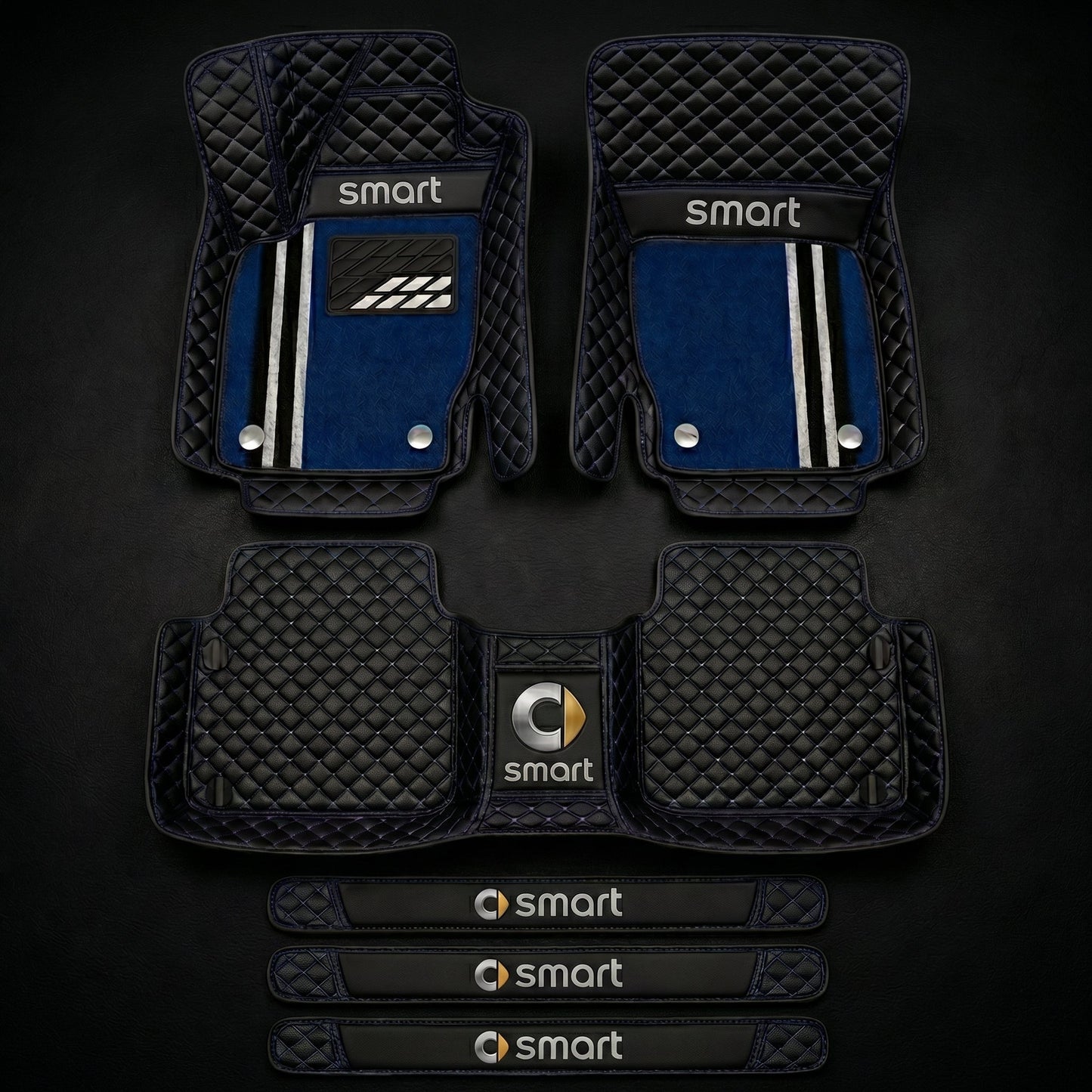 Prémiová sada autokoberců s koženým vzhledem – čistota a elegance každý den