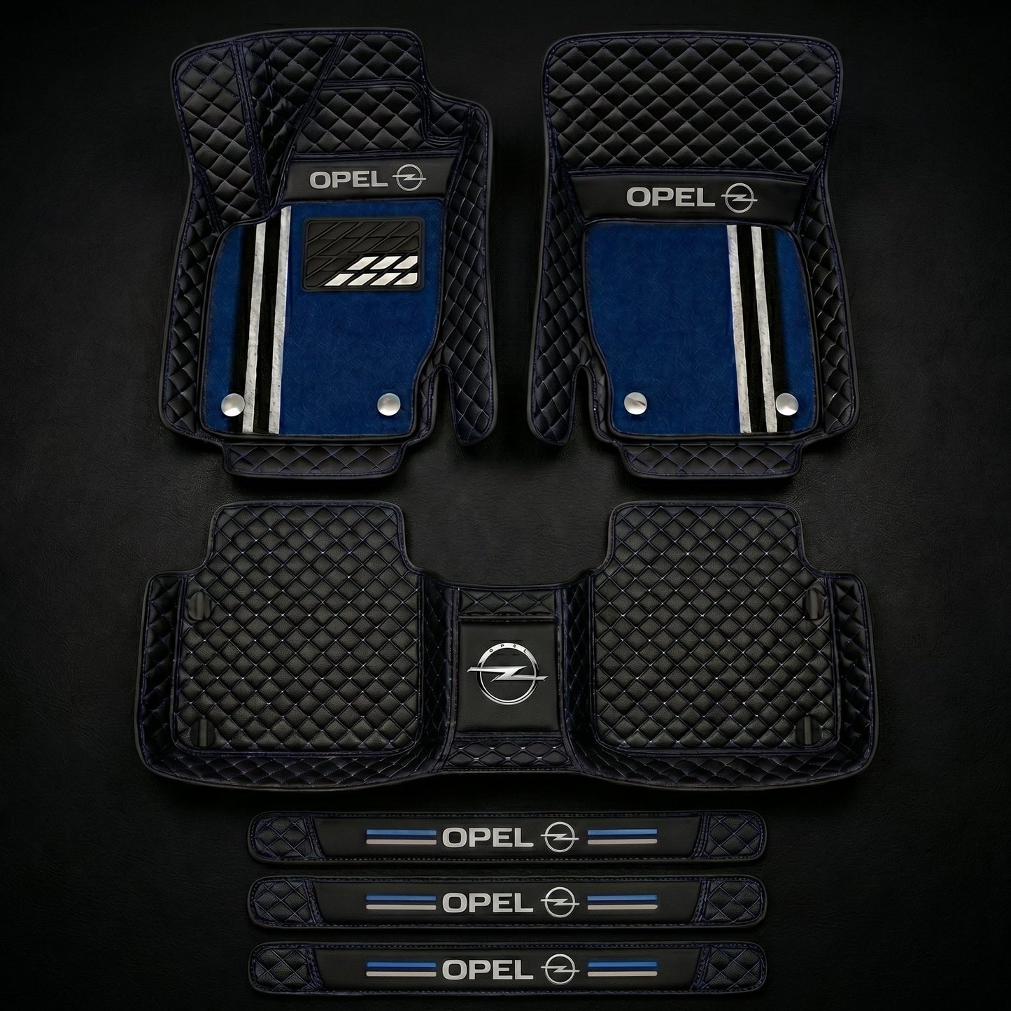 Prémiová sada autokoberců s koženým vzhledem – čistota a elegance každý den