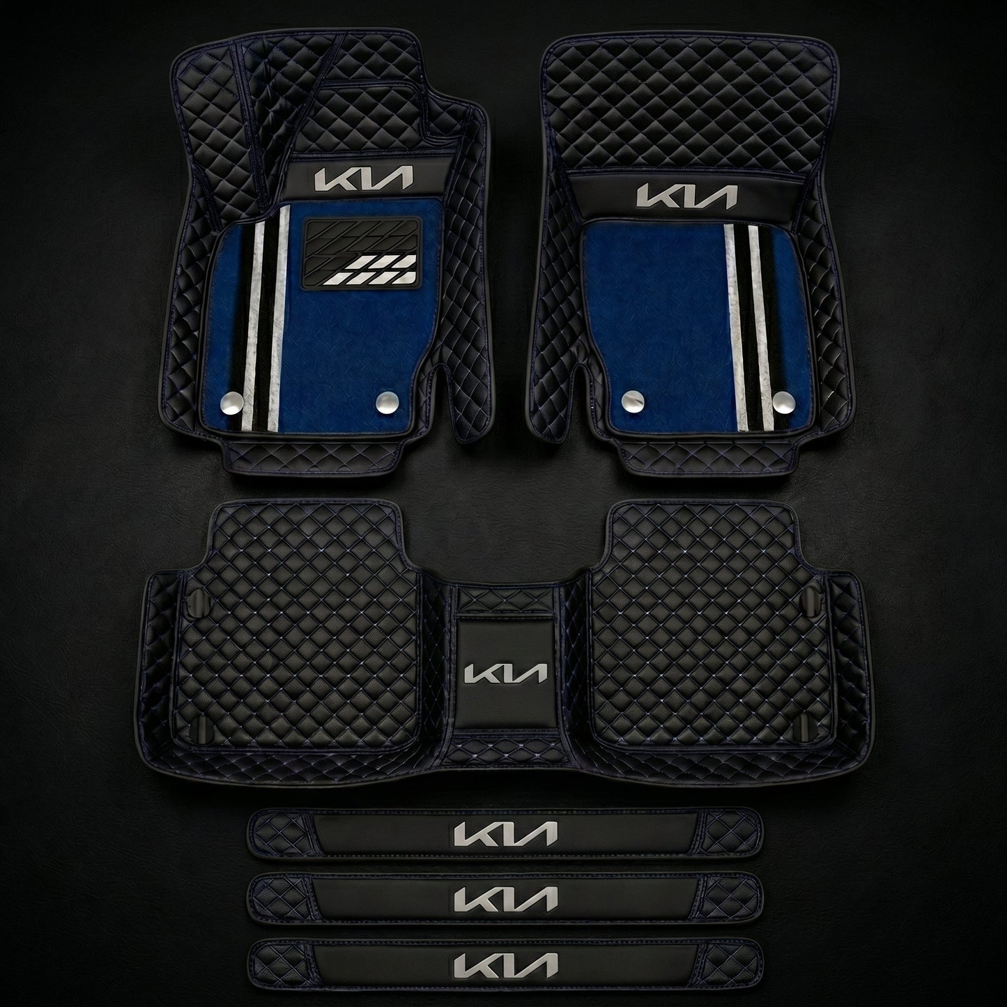 Prémiová sada autokoberců s koženým vzhledem – čistota a elegance každý den