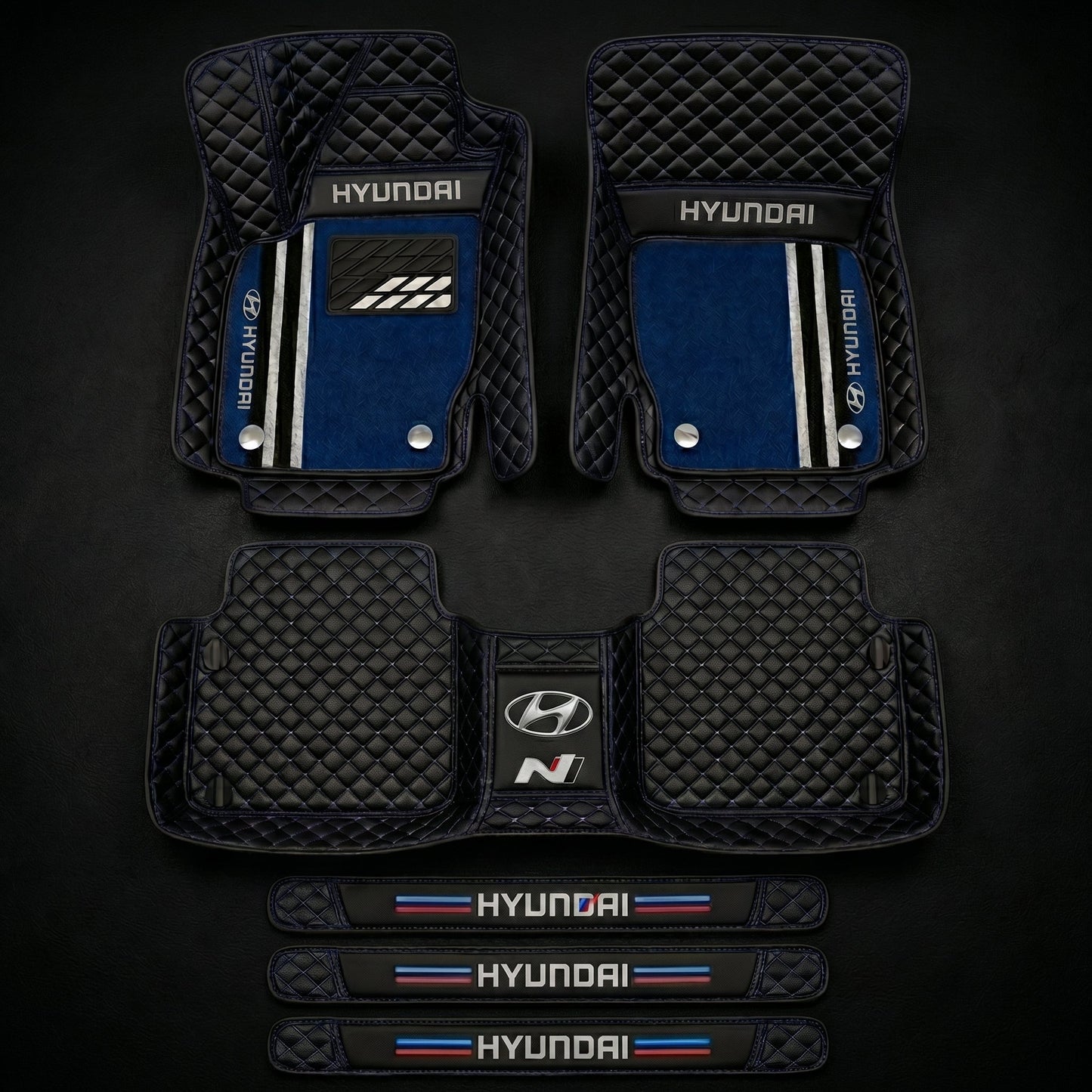 Prémiová sada autokoberců s koženým vzhledem – čistota a elegance každý den