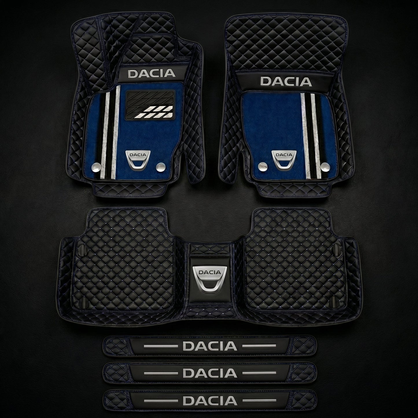 Prémiová sada autokoberců s koženým vzhledem – čistota a elegance každý den