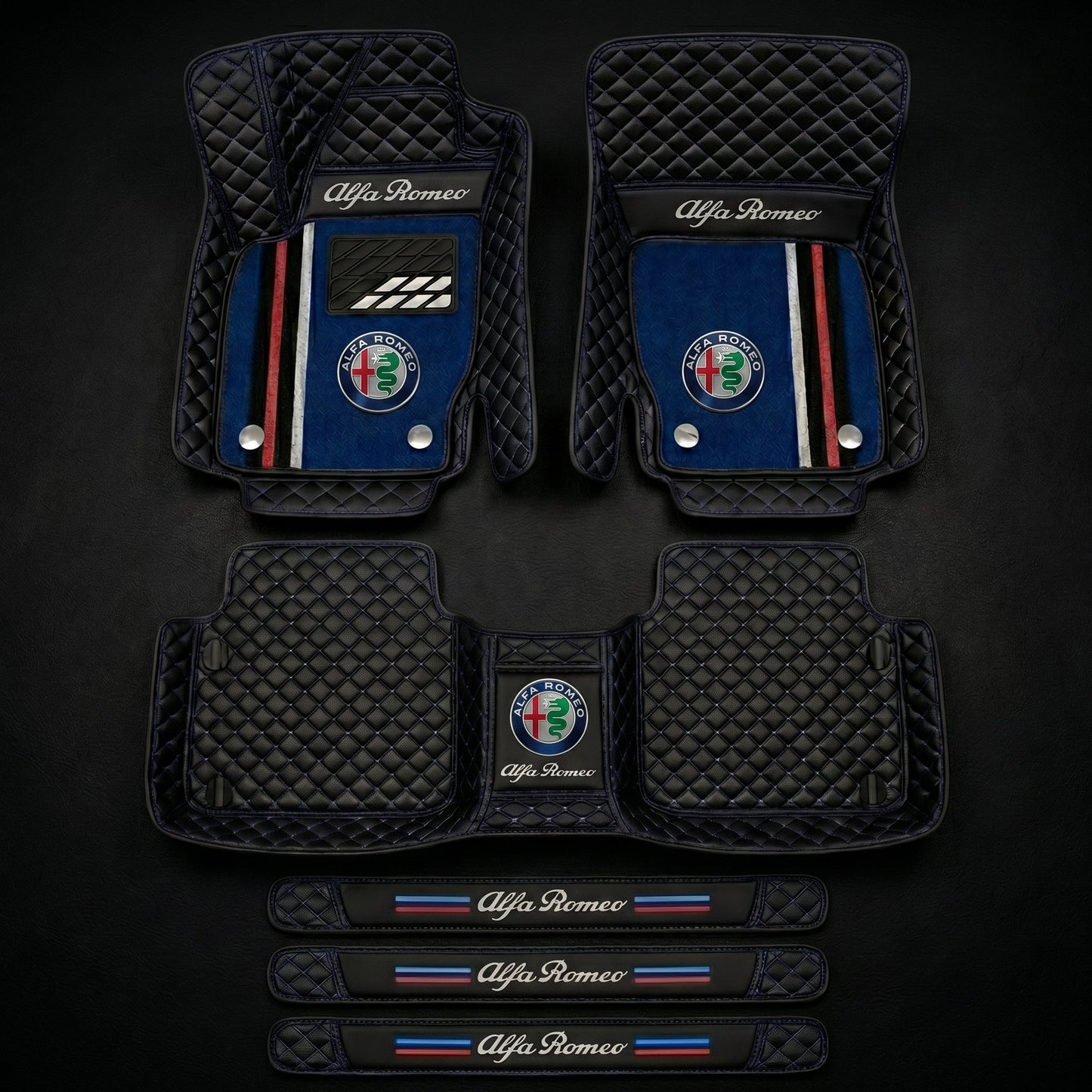 Prémiová sada autokoberců s koženým vzhledem – čistota a elegance každý den