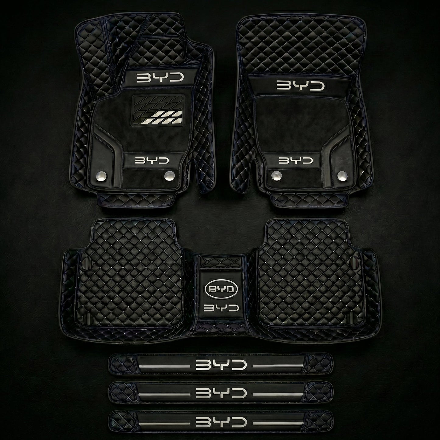 Prémiová sada autokoberců s koženým vzhledem – čistota a elegance každý den