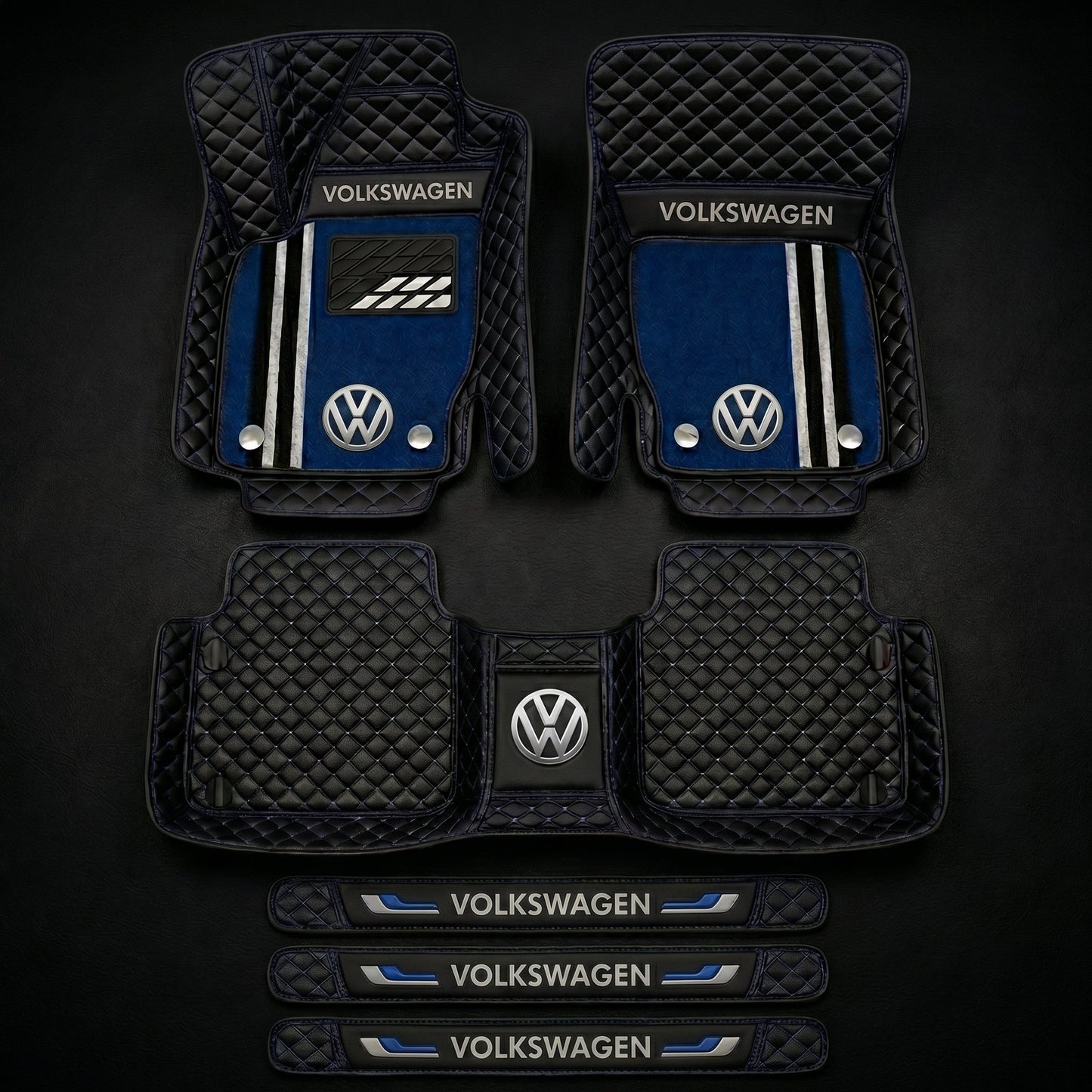 Prémiová sada autokoberců s koženým vzhledem – čistota a elegance každý den