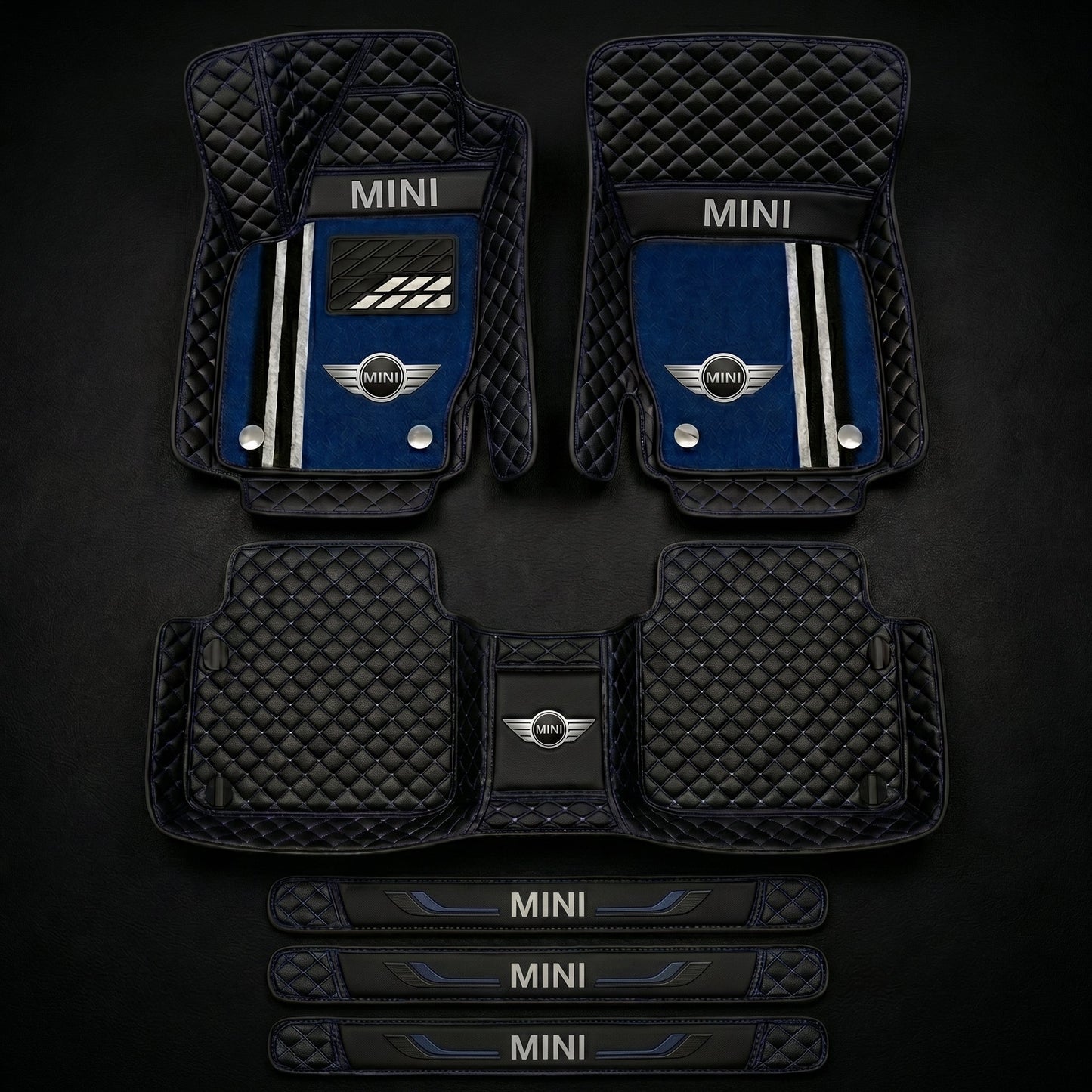 Prémiová sada autokoberců s koženým vzhledem – čistota a elegance každý den