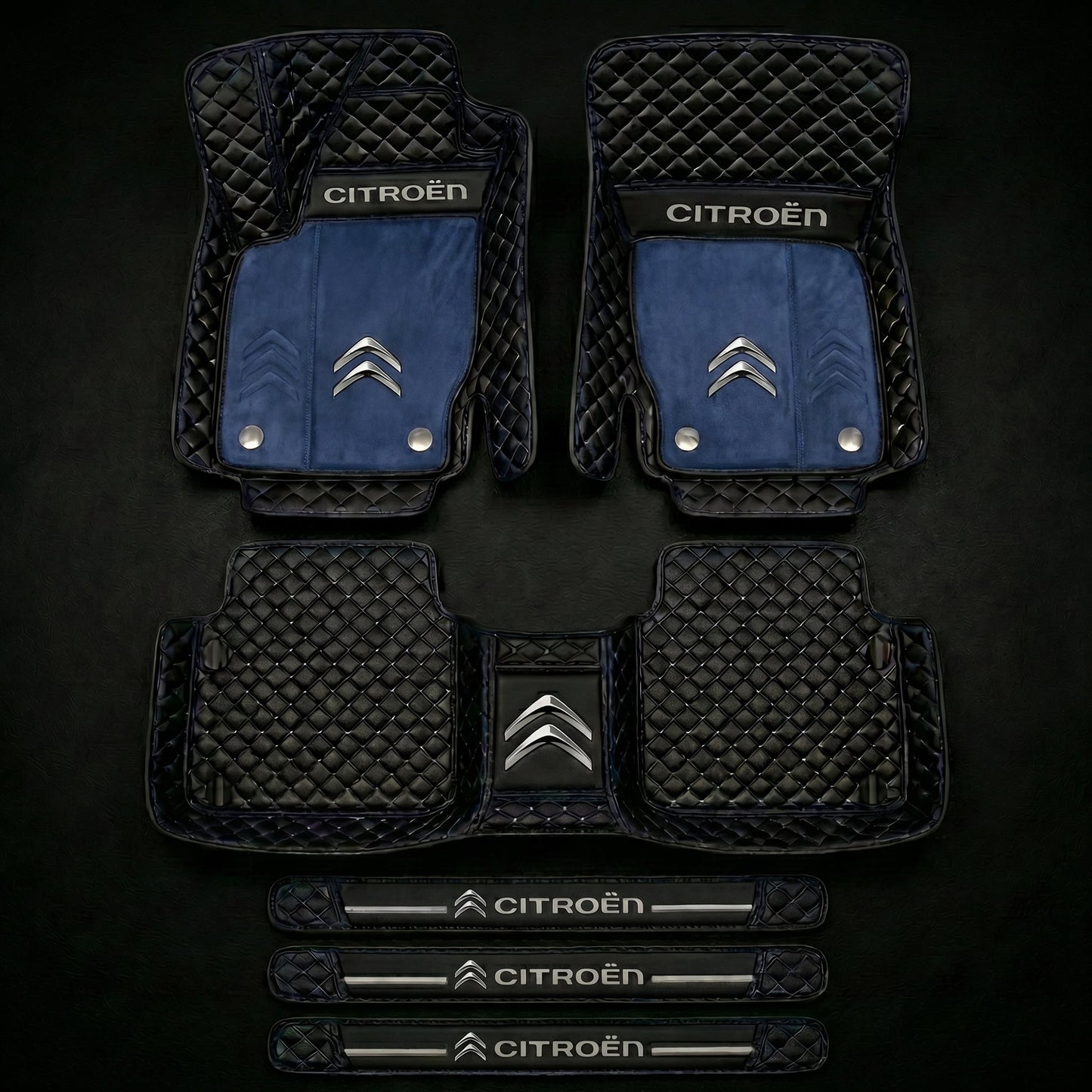 Prémiová sada autokoberců s koženým vzhledem – čistota a elegance každý den