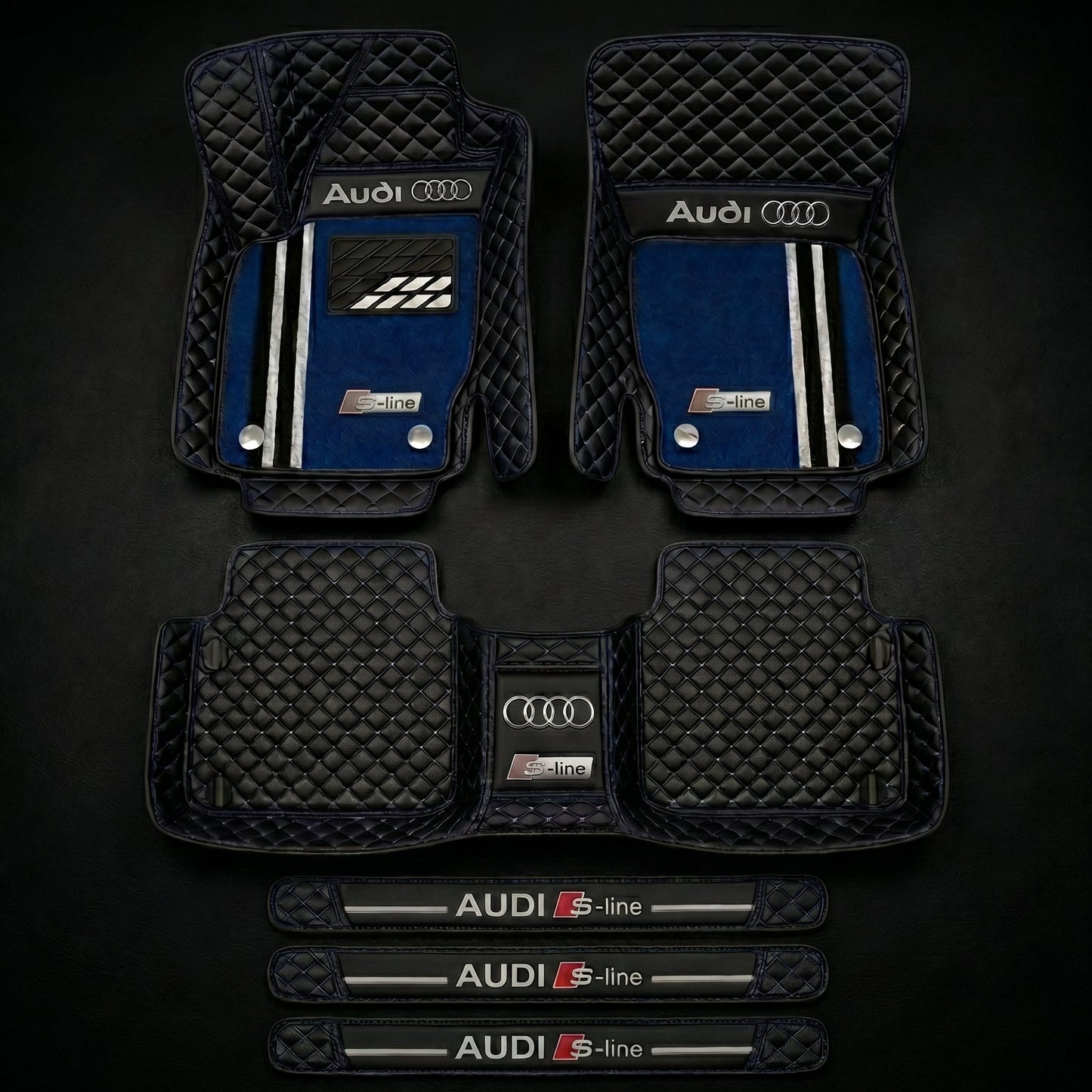 Prémiová sada autokoberců s koženým vzhledem – čistota a elegance každý den