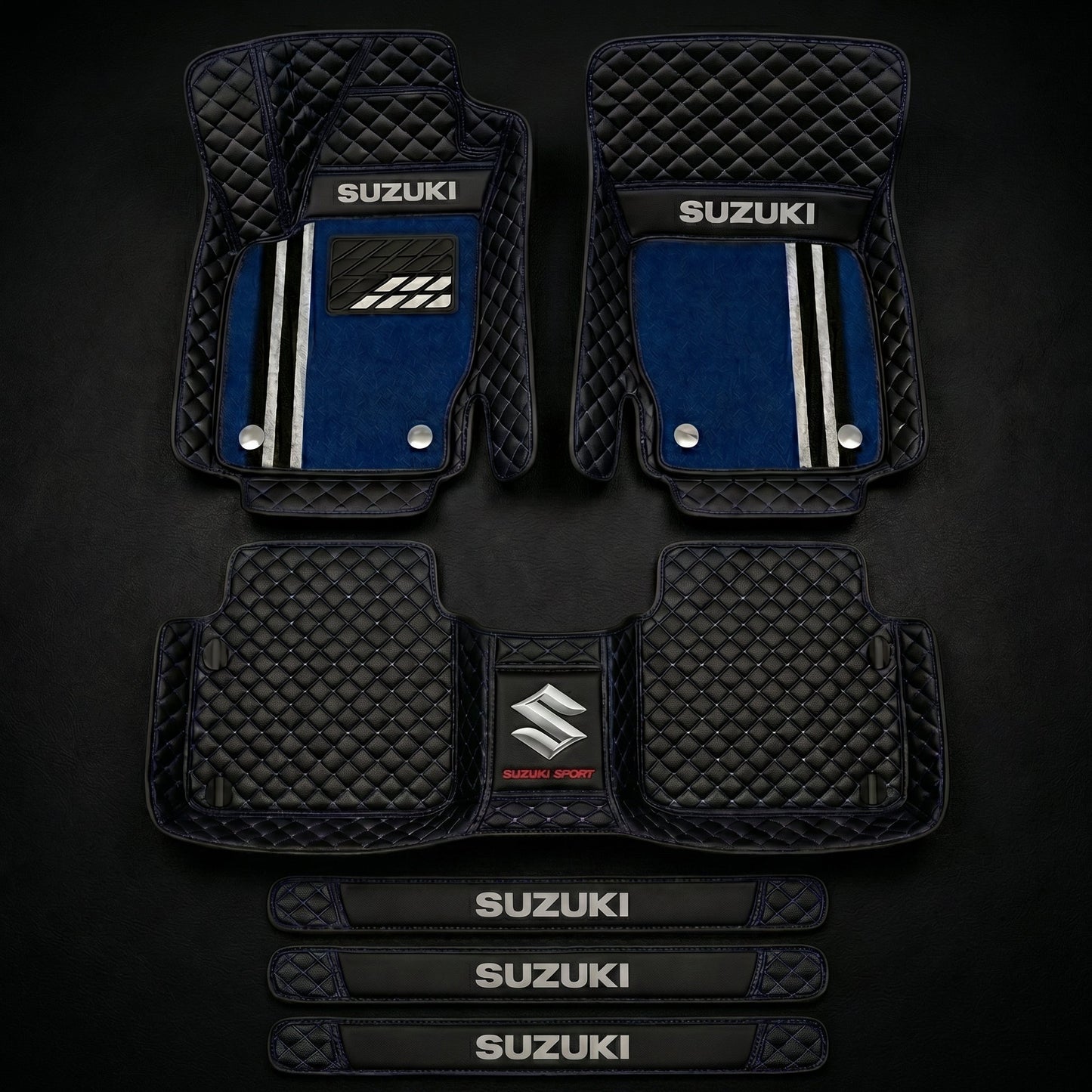 Prémiová sada autokoberců s koženým vzhledem – čistota a elegance každý den