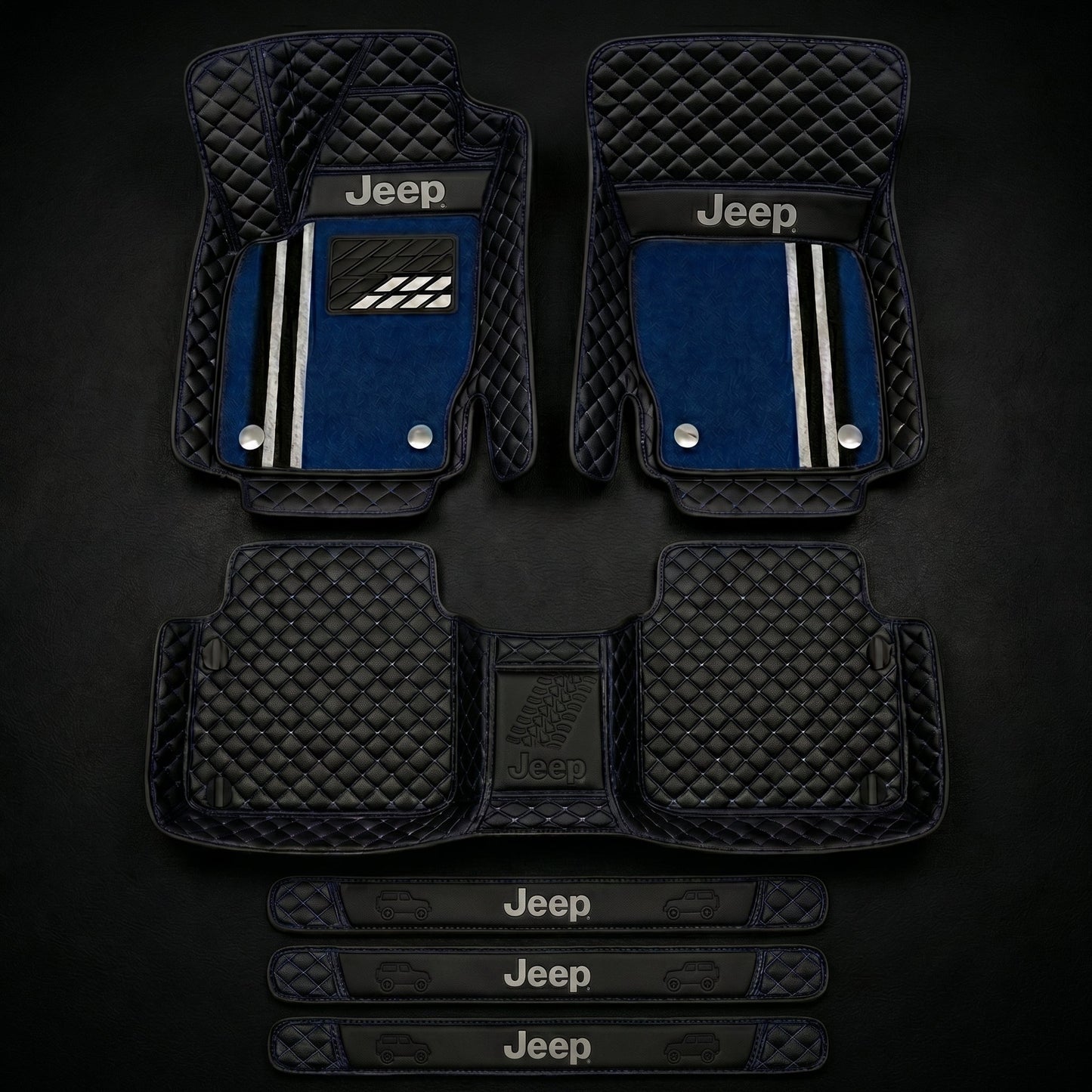 Prémiová sada autokoberců s koženým vzhledem – čistota a elegance každý den