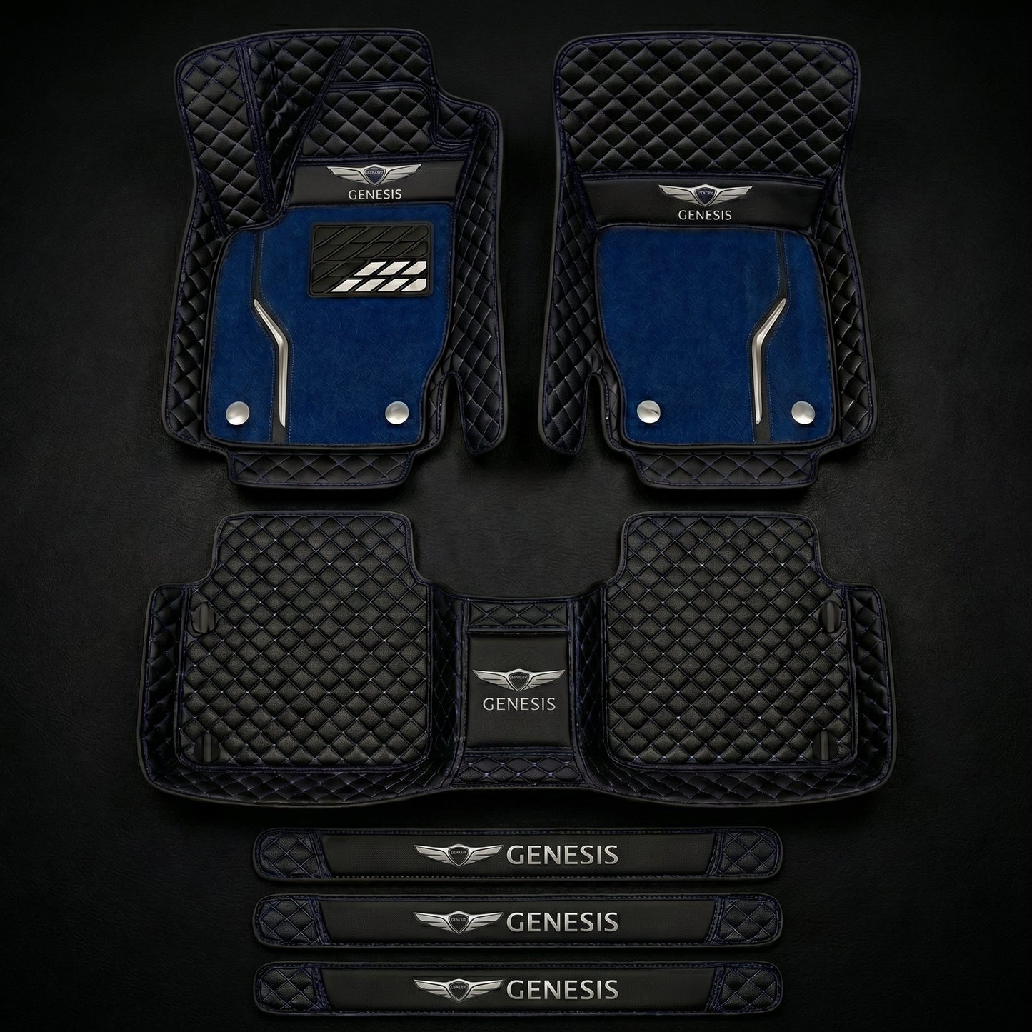 Prémiová sada autokoberců s koženým vzhledem – čistota a elegance každý den