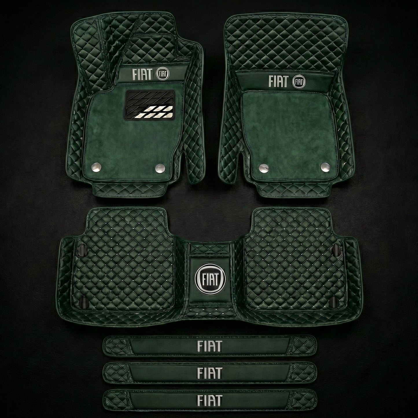 Prémiová sada autokoberců s koženým vzhledem – čistota a elegance každý den