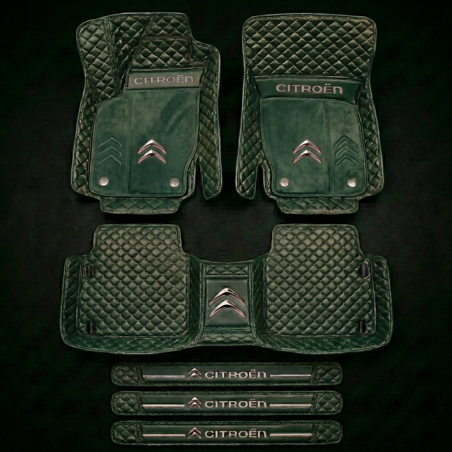 Prémiová sada autokoberců s koženým vzhledem – čistota a elegance každý den