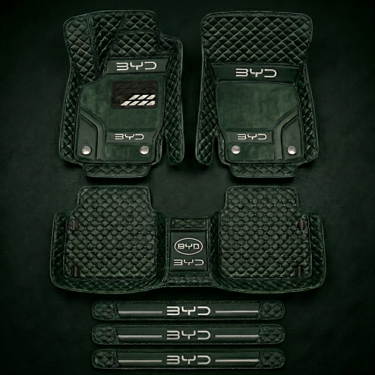 Prémiová sada autokoberců s koženým vzhledem – čistota a elegance každý den