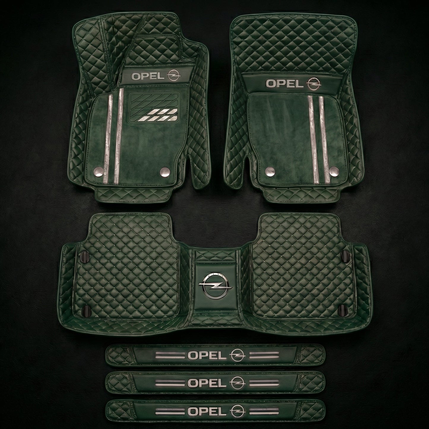 Prémiová sada autokoberců s koženým vzhledem – čistota a elegance každý den