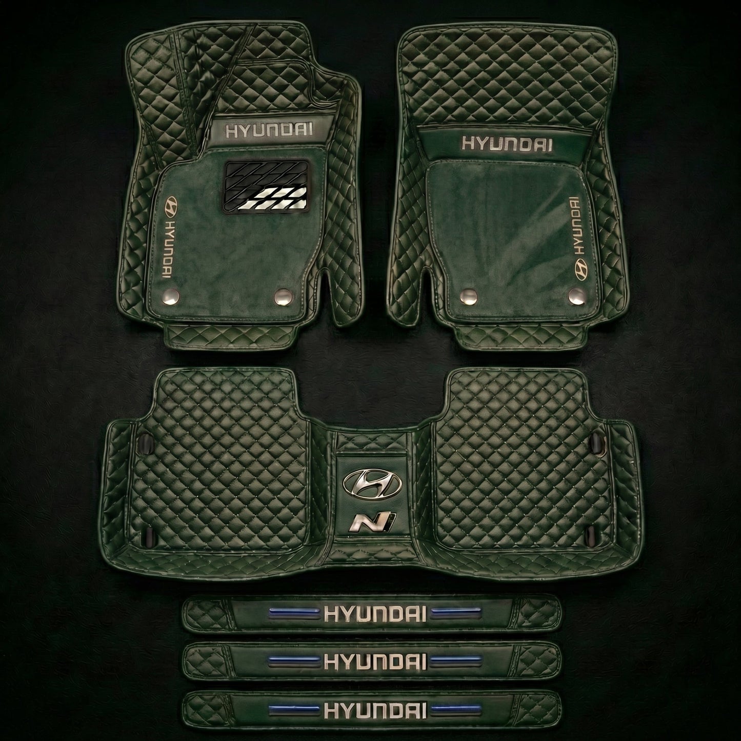 Prémiová sada autokoberců s koženým vzhledem – čistota a elegance každý den