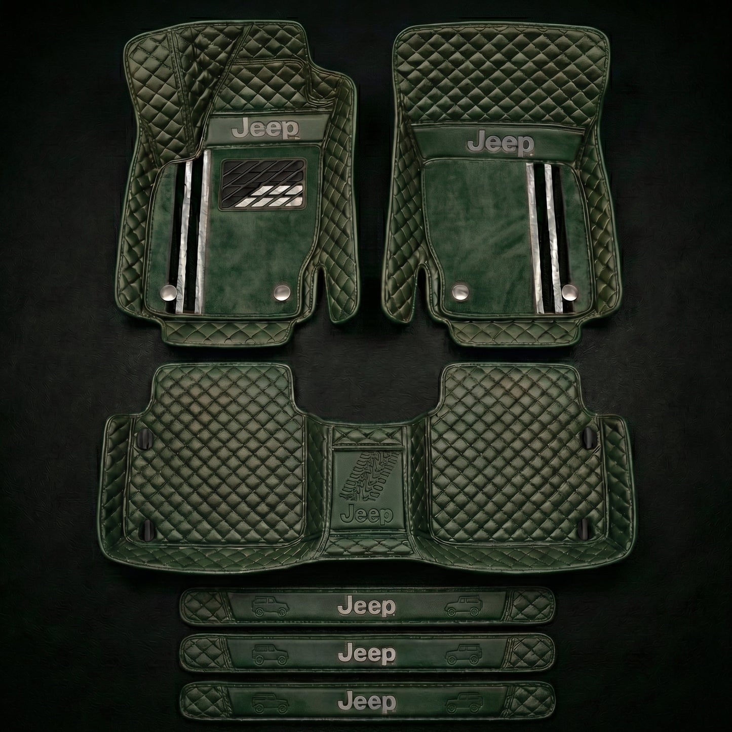 Prémiová sada autokoberců s koženým vzhledem – čistota a elegance každý den