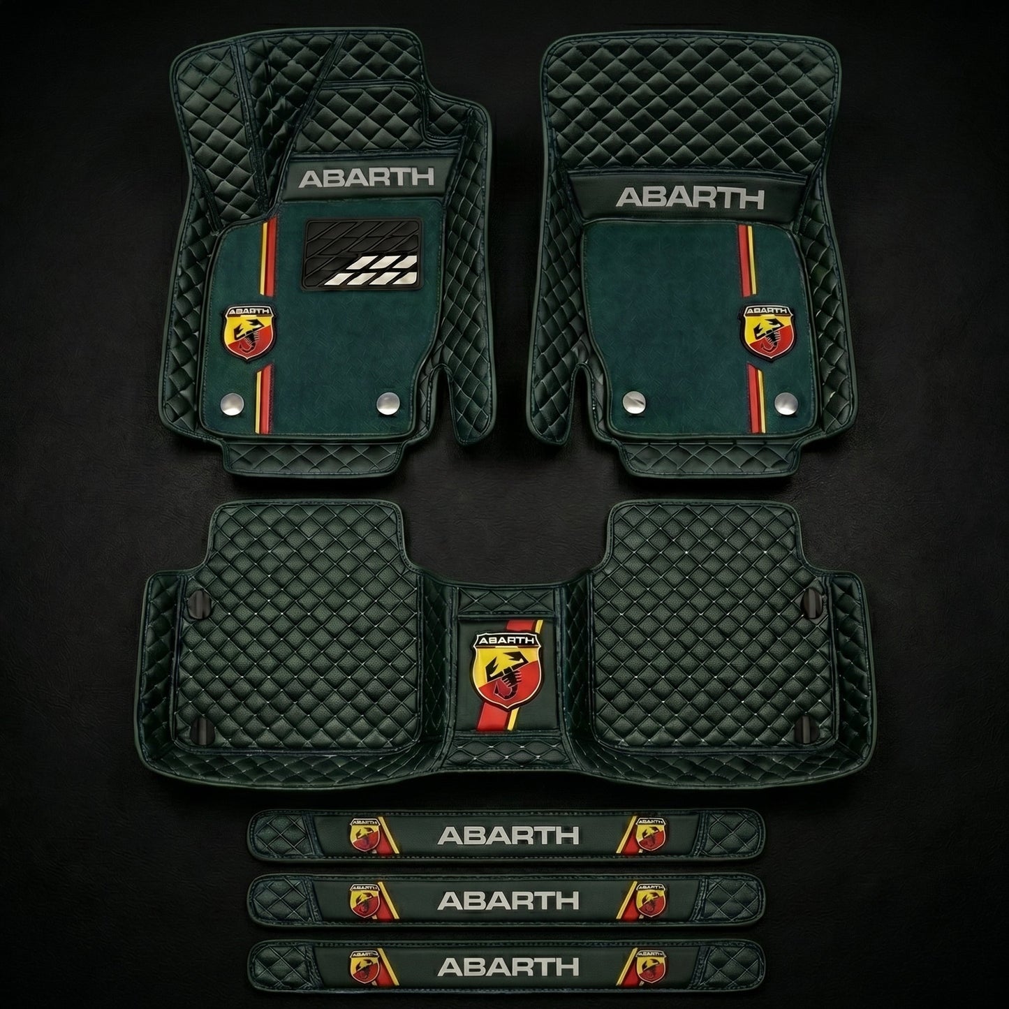 Prémiová sada autokoberců s koženým vzhledem – čistota a elegance každý den