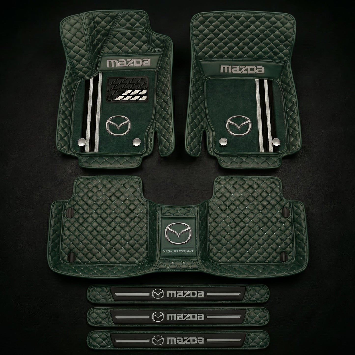 Prémiová sada autokoberců s koženým vzhledem – čistota a elegance každý den