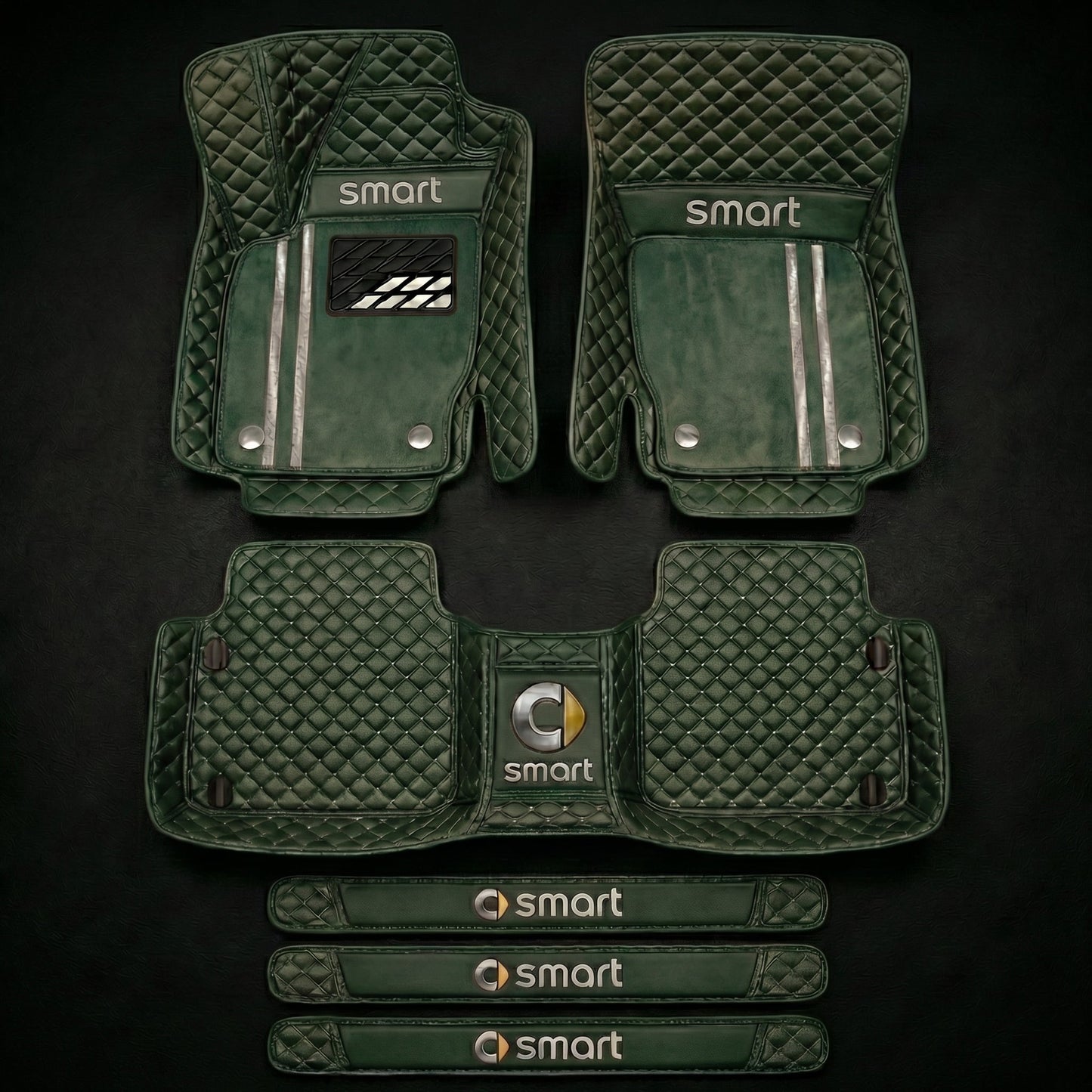 Prémiová sada autokoberců s koženým vzhledem – čistota a elegance každý den