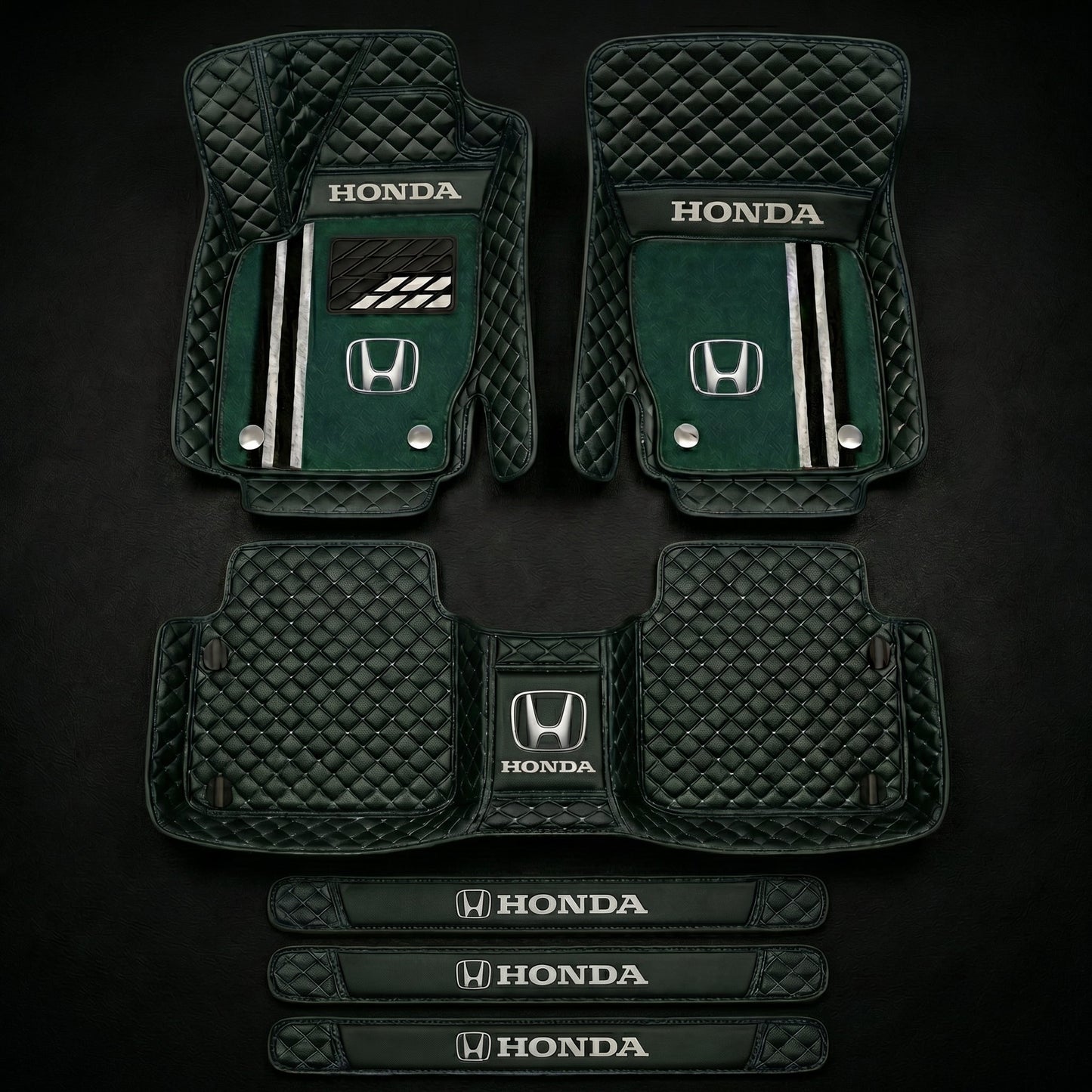 Prémiová sada autokoberců s koženým vzhledem – čistota a elegance každý den