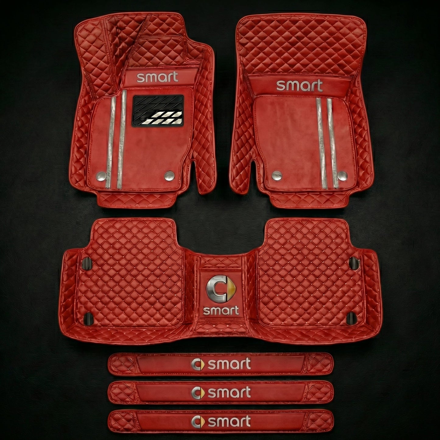 Prémiová sada autokoberců s koženým vzhledem – čistota a elegance každý den