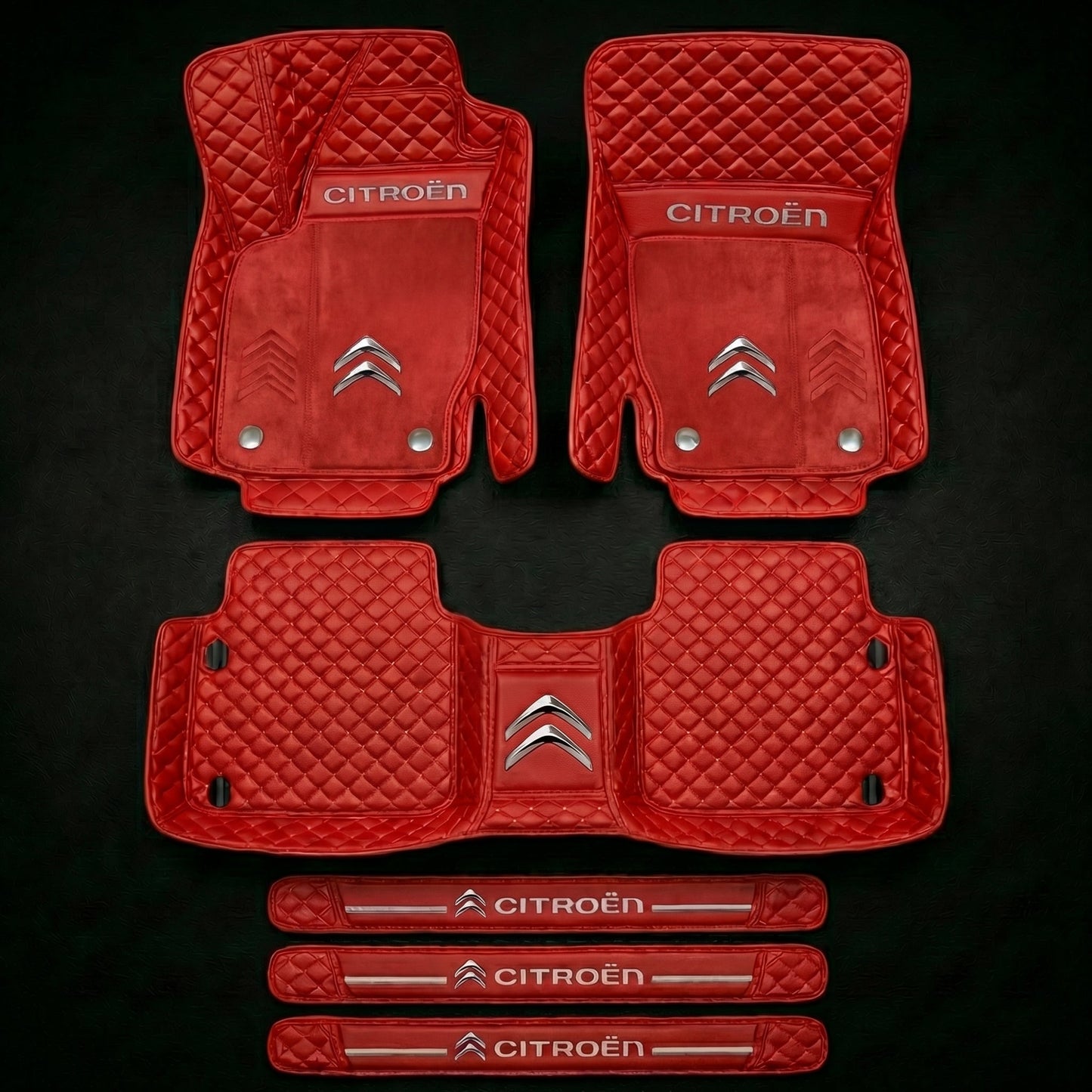 Prémiová sada autokoberců s koženým vzhledem – čistota a elegance každý den