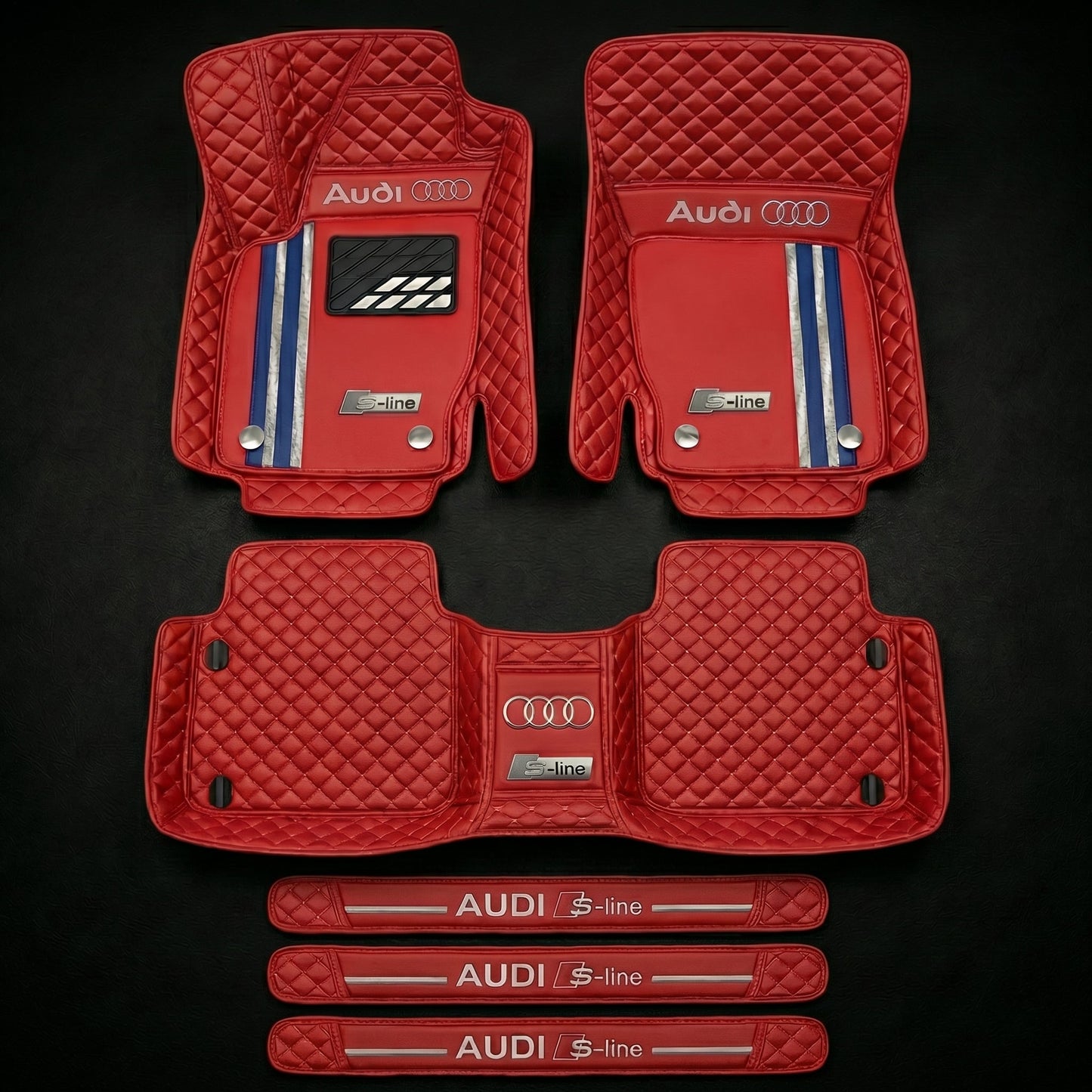 Prémiová sada autokoberců s koženým vzhledem – čistota a elegance každý den