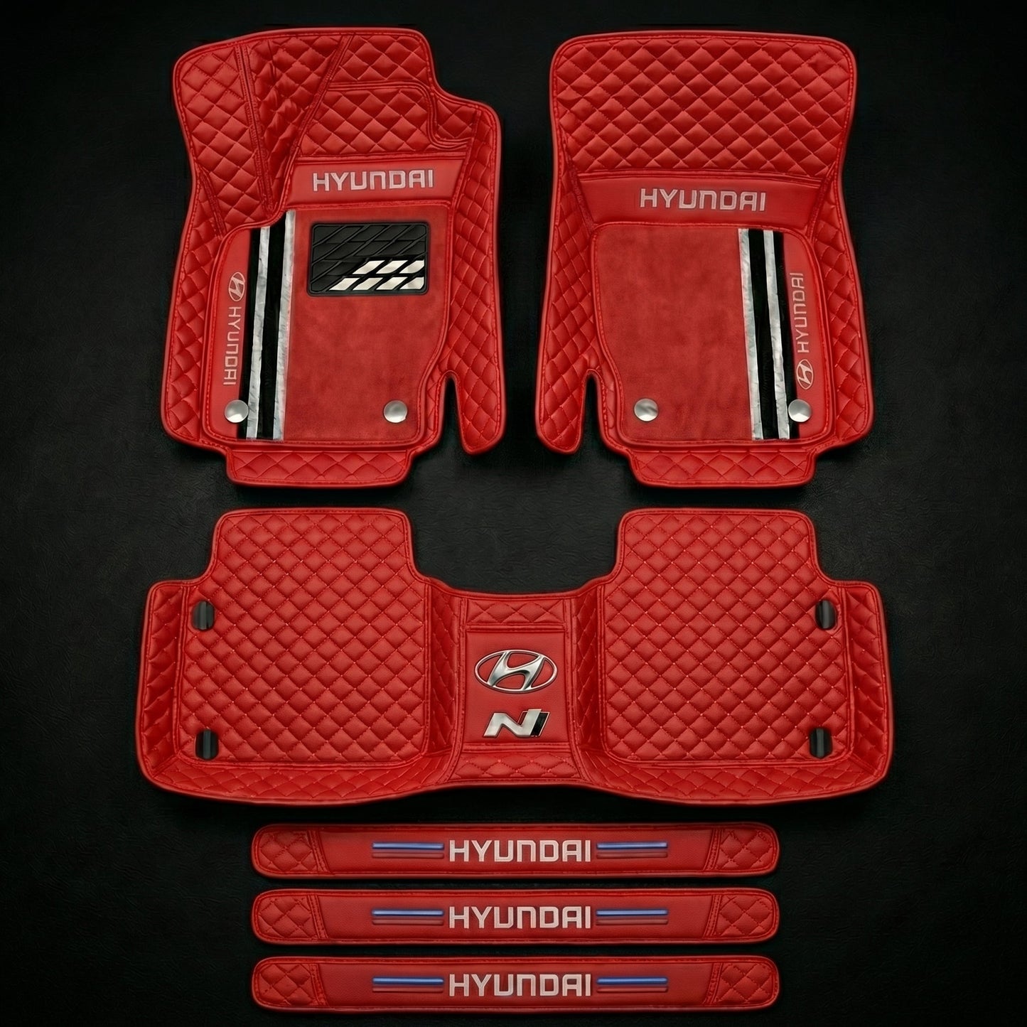 Prémiová sada autokoberců s koženým vzhledem – čistota a elegance každý den