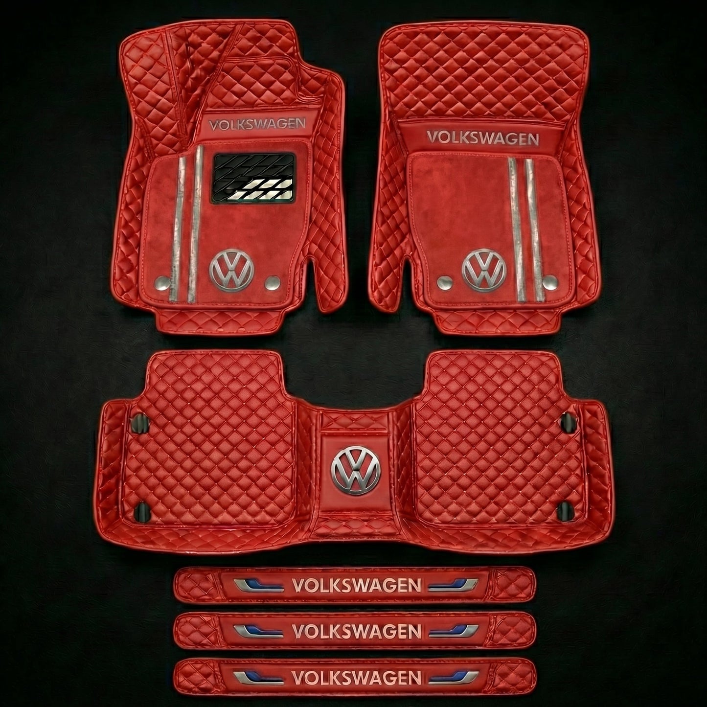 Prémiová sada autokoberců s koženým vzhledem – čistota a elegance každý den