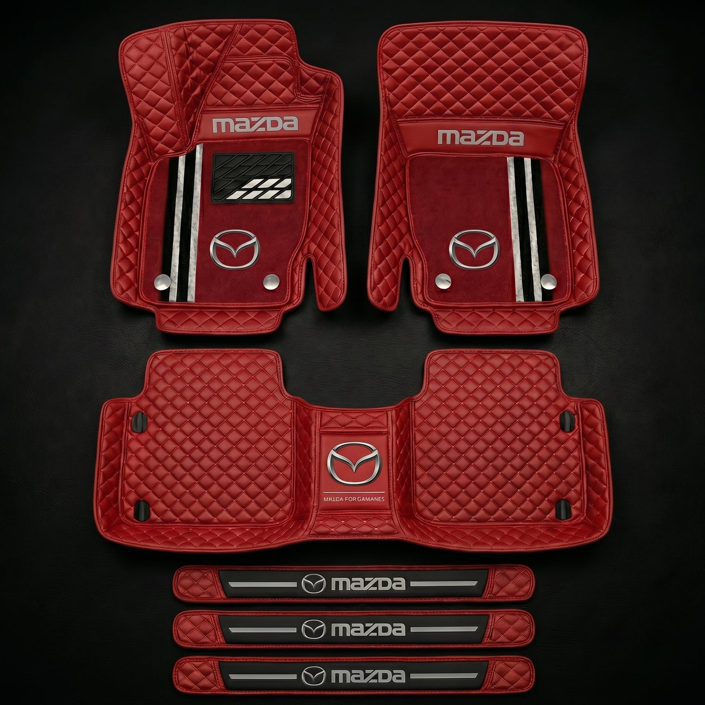 Prémiová sada autokoberců s koženým vzhledem – čistota a elegance každý den