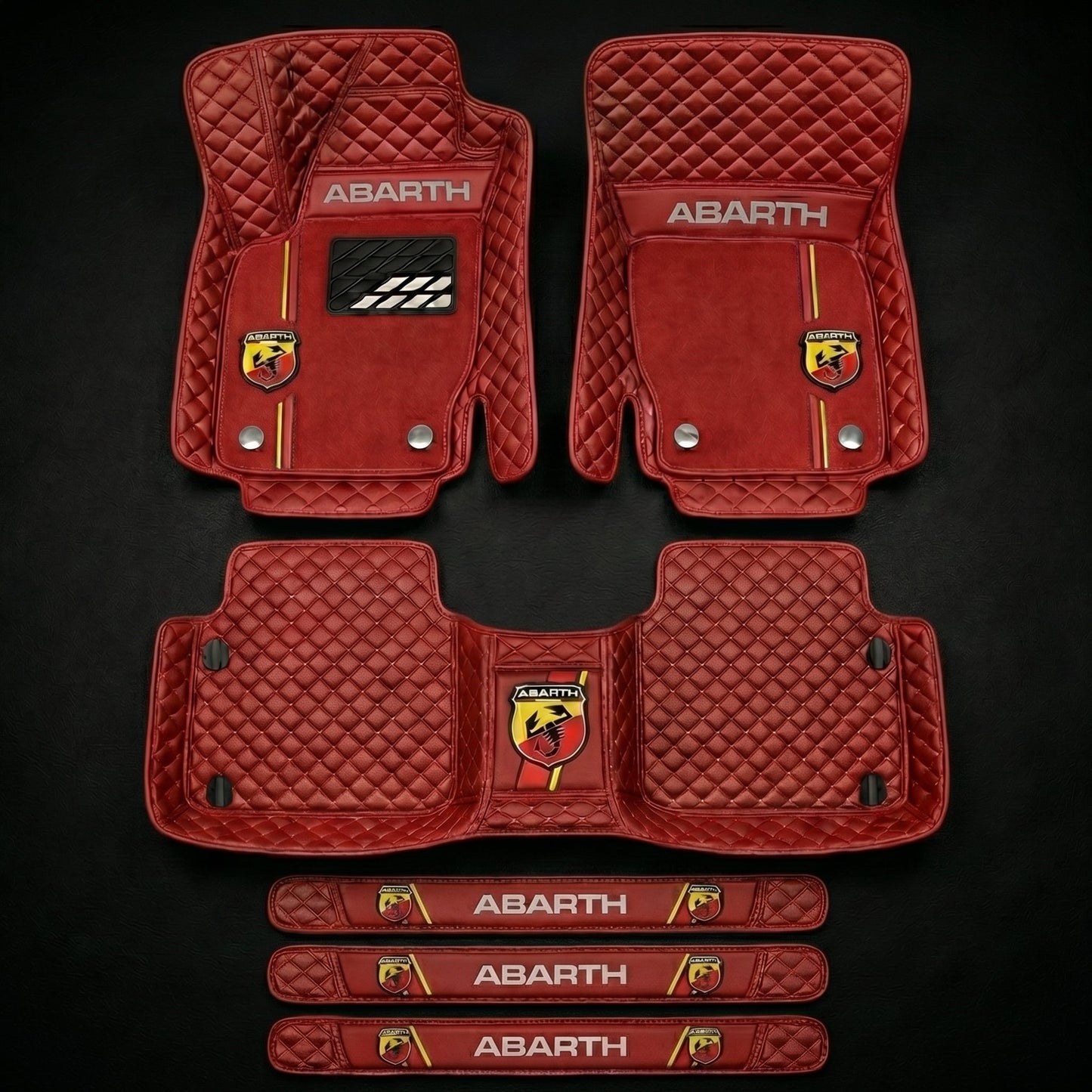 Prémiová sada autokoberců s koženým vzhledem – čistota a elegance každý den