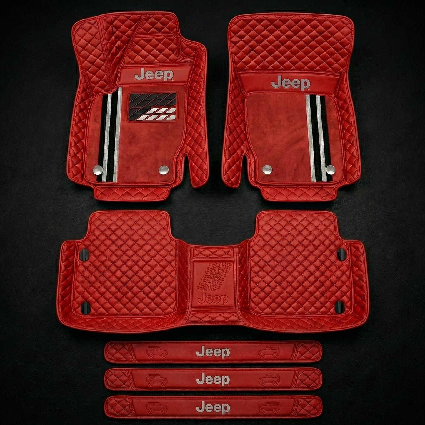 Prémiová sada autokoberců s koženým vzhledem – čistota a elegance každý den