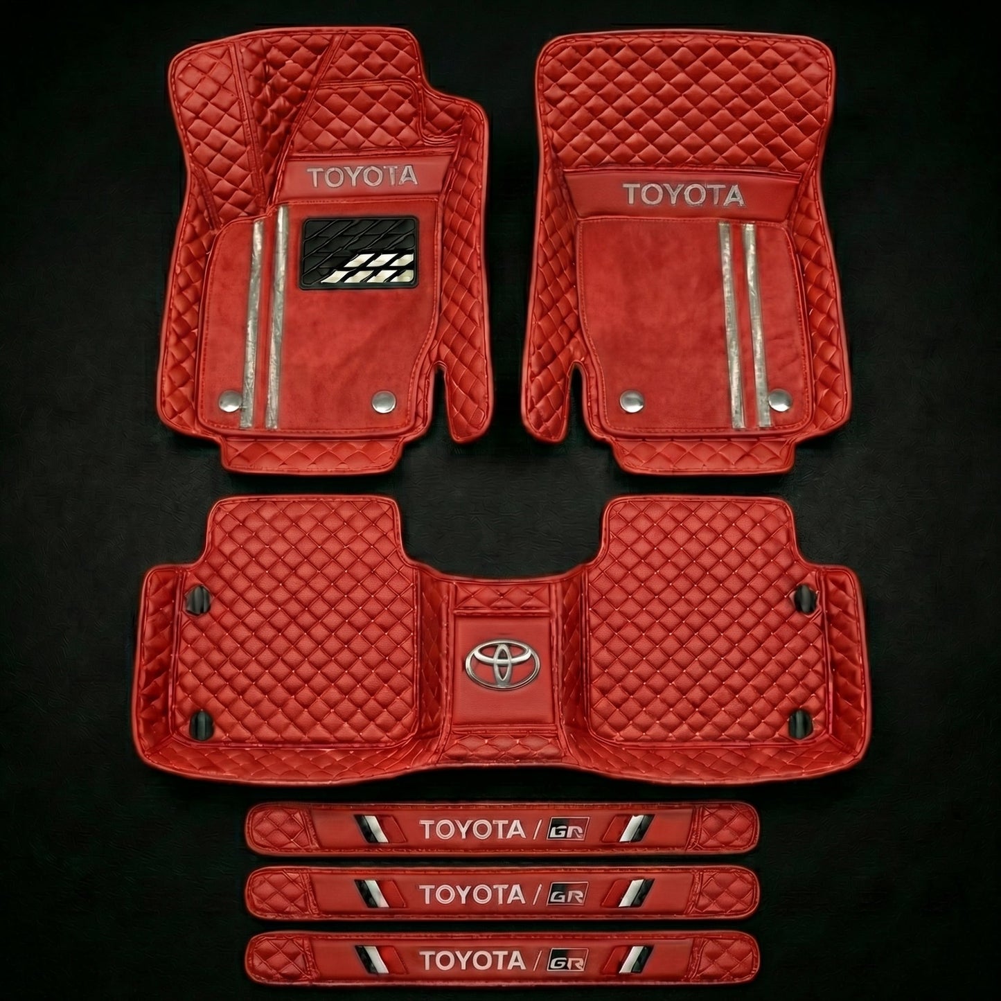 Prémiová sada autokoberců s koženým vzhledem – čistota a elegance každý den