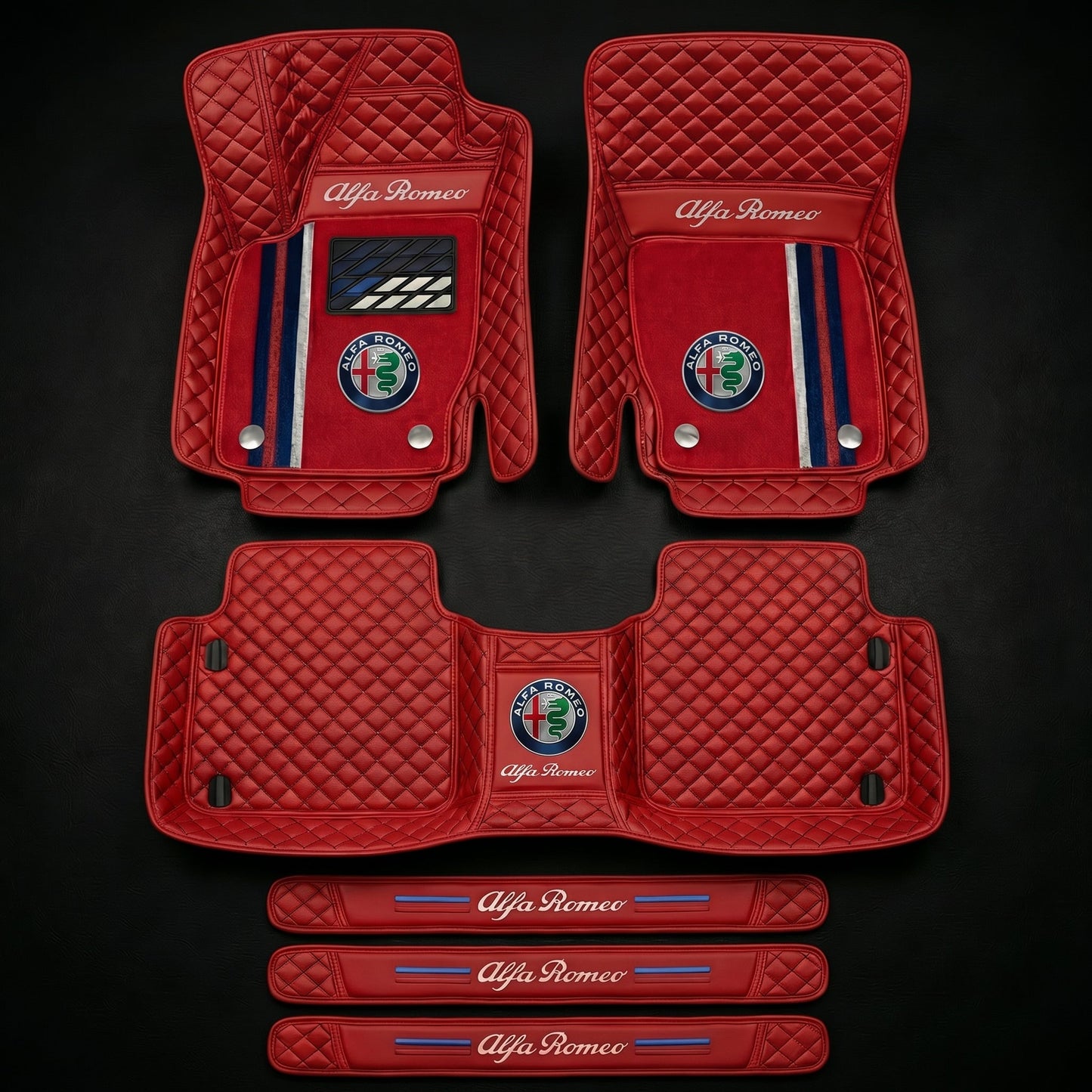 Prémiová sada autokoberců s koženým vzhledem – čistota a elegance každý den