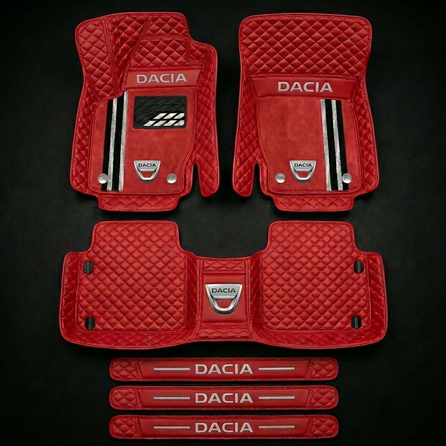 Prémiová sada autokoberců s koženým vzhledem – čistota a elegance každý den