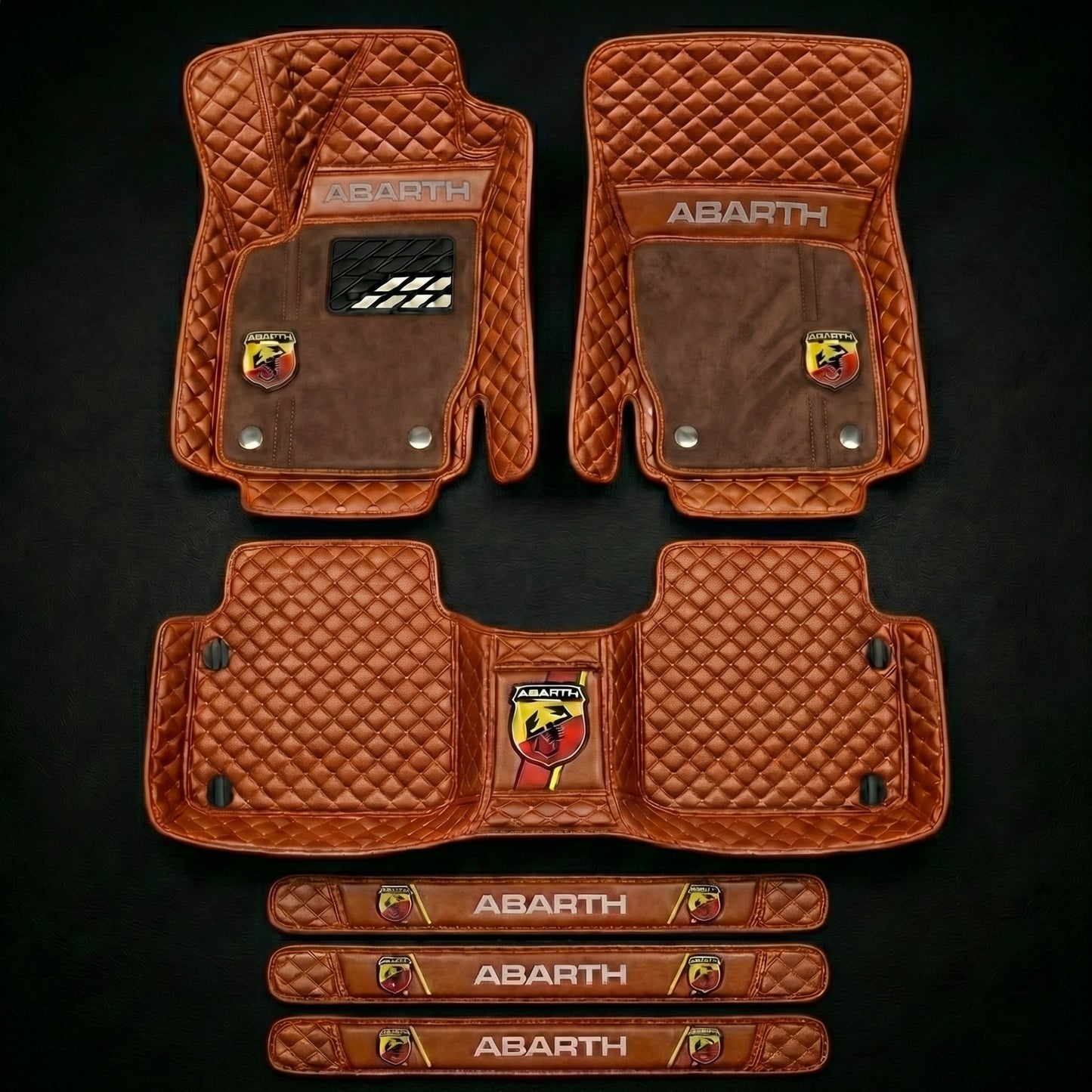 Prémiová sada autokoberců s koženým vzhledem – čistota a elegance každý den