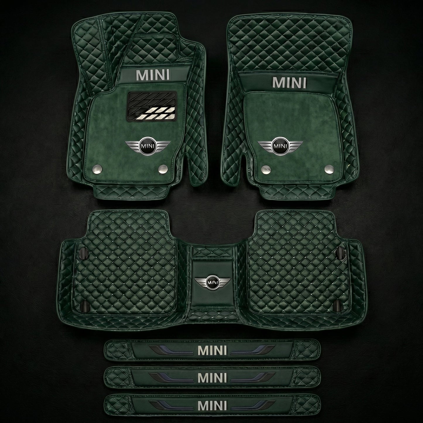 Prémiová sada autokoberců s koženým vzhledem – čistota a elegance každý den