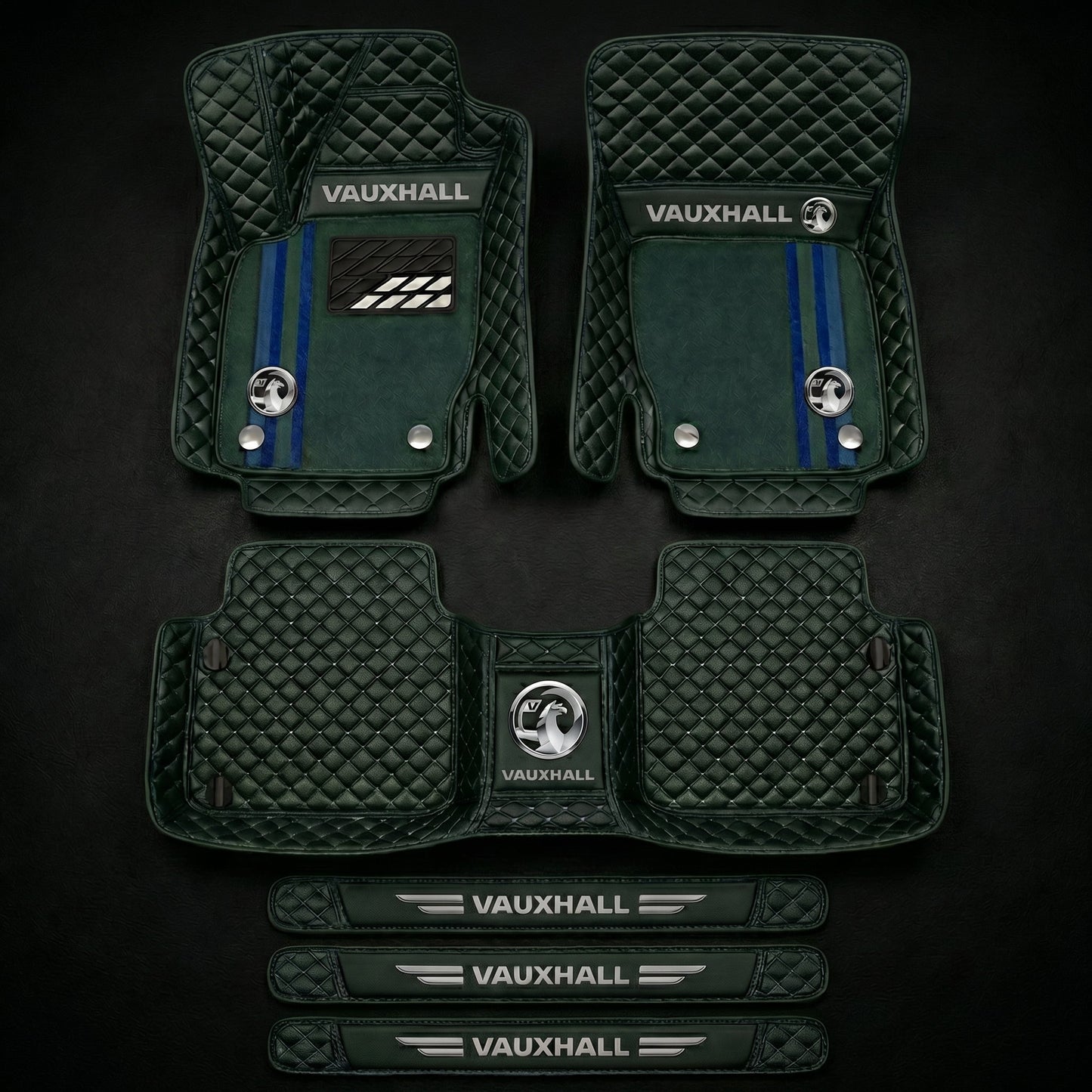 Prémiová sada autokoberců s koženým vzhledem – čistota a elegance každý den