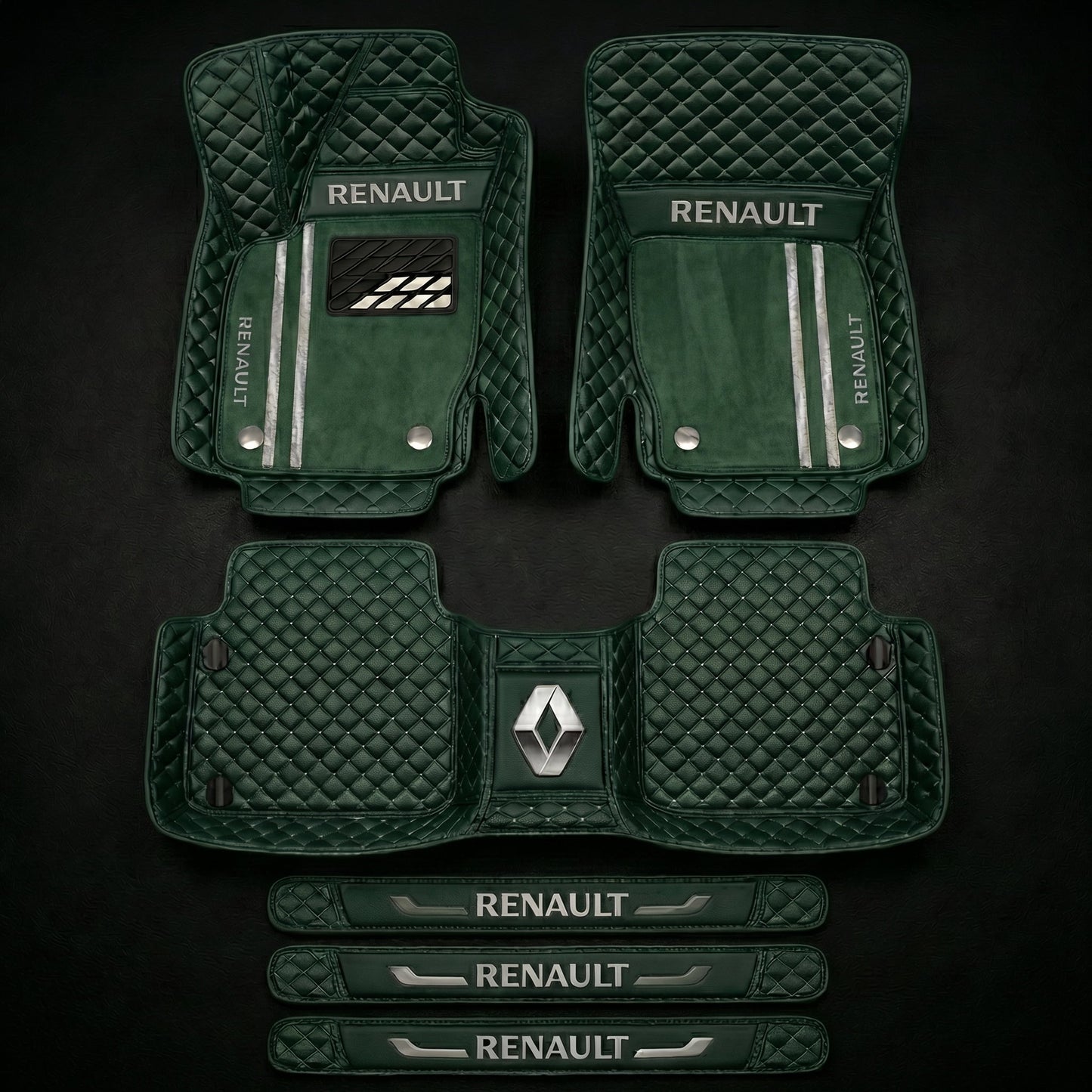 Prémiová sada autokoberců s koženým vzhledem – čistota a elegance každý den